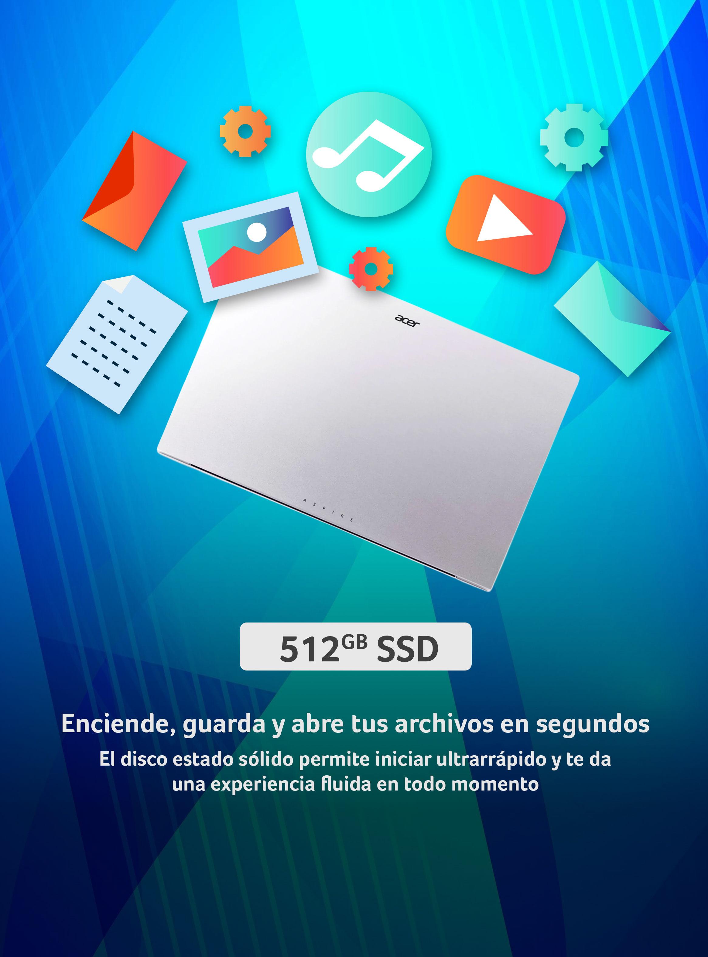 Notebook Aspire Lite AL15-71P-53YC-1 Intel Core i5 16GB RAM 512GB SSD 15.6'' FHD 60Hz-6