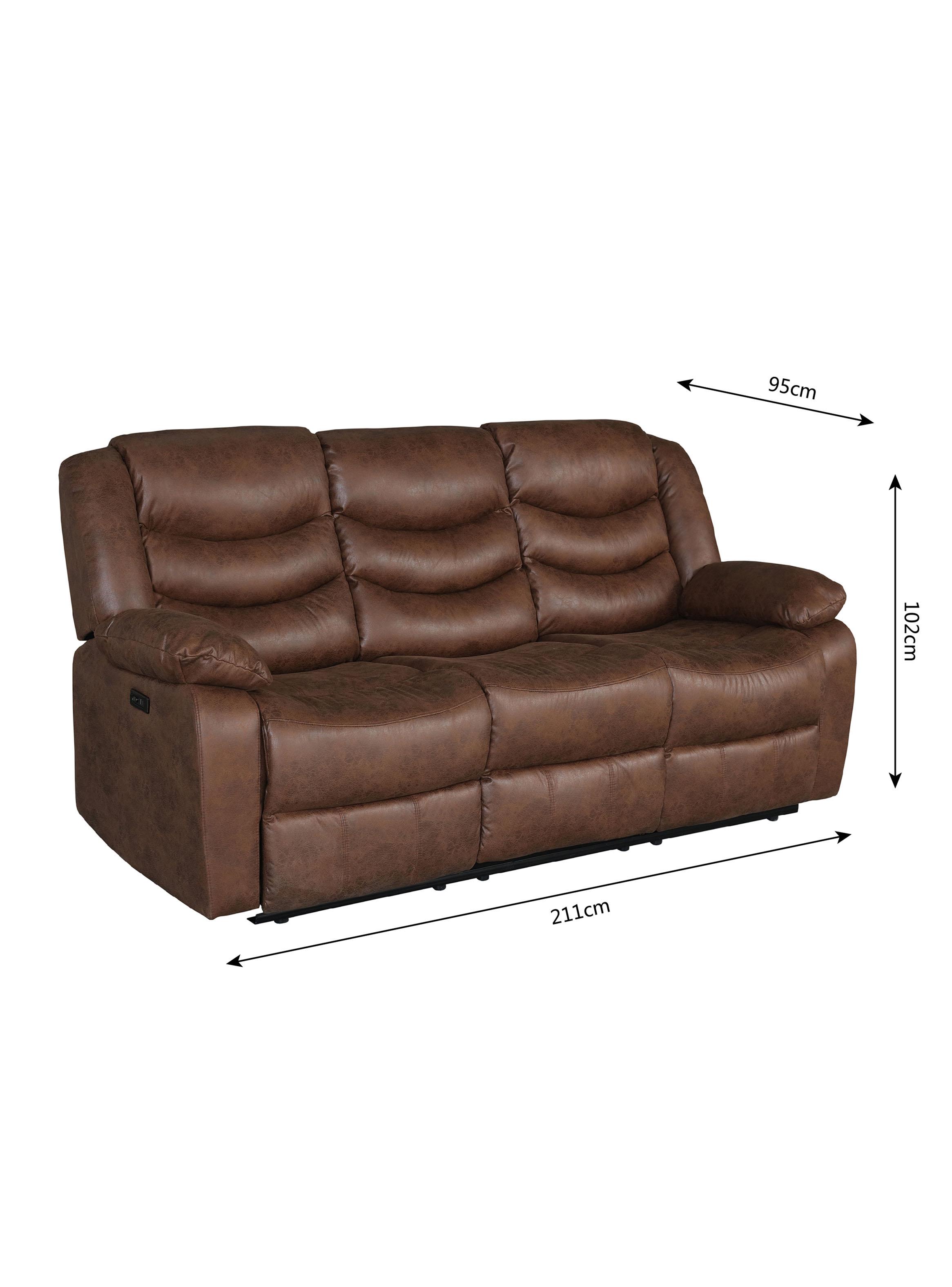 Juego de Living Reclinable Domingo 3 Cuerpos + 2 Bergères-1
