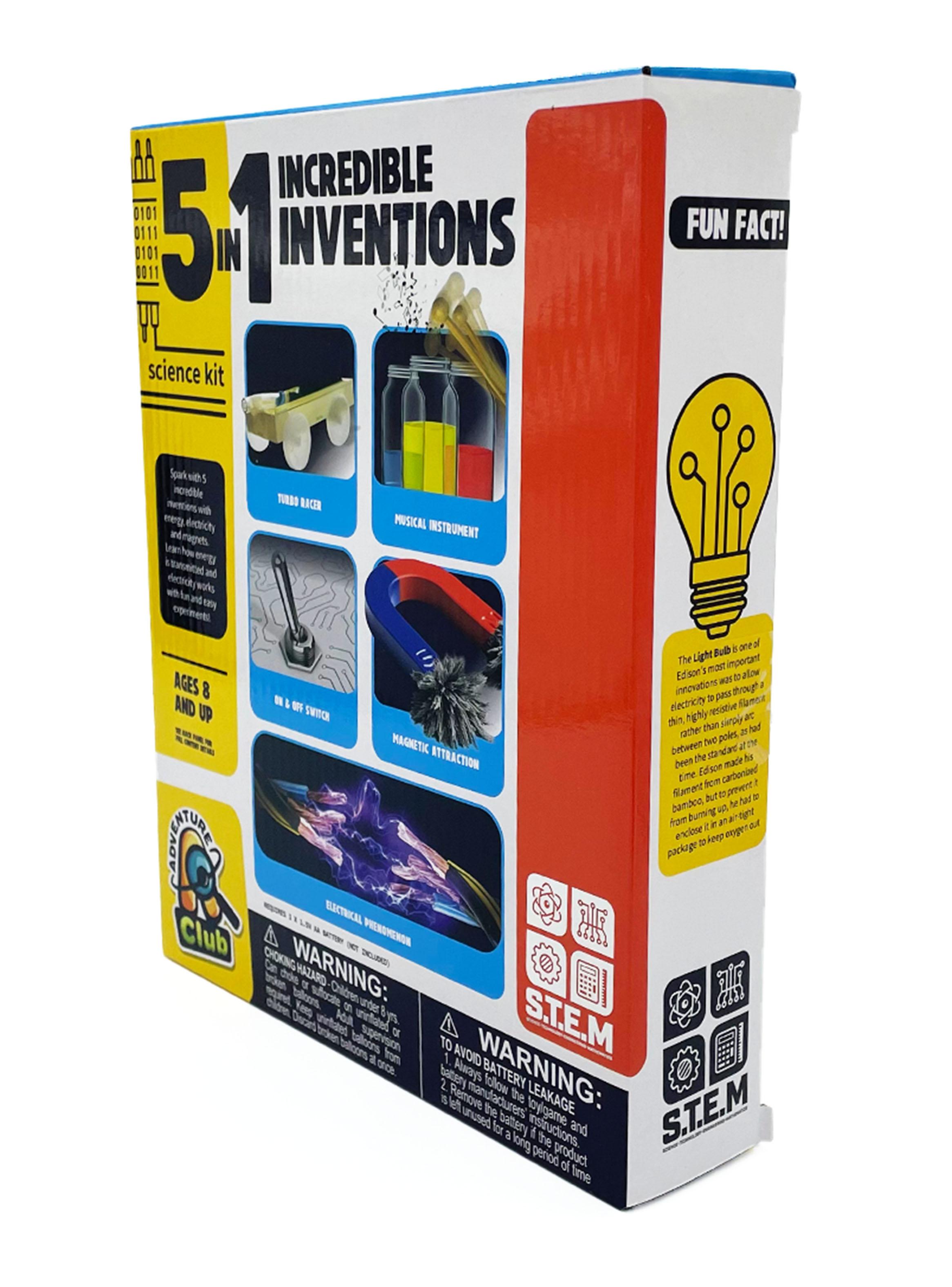 Juguetes de Aprendizaje Kit de Ciencias 5 en 1 Inventos-2