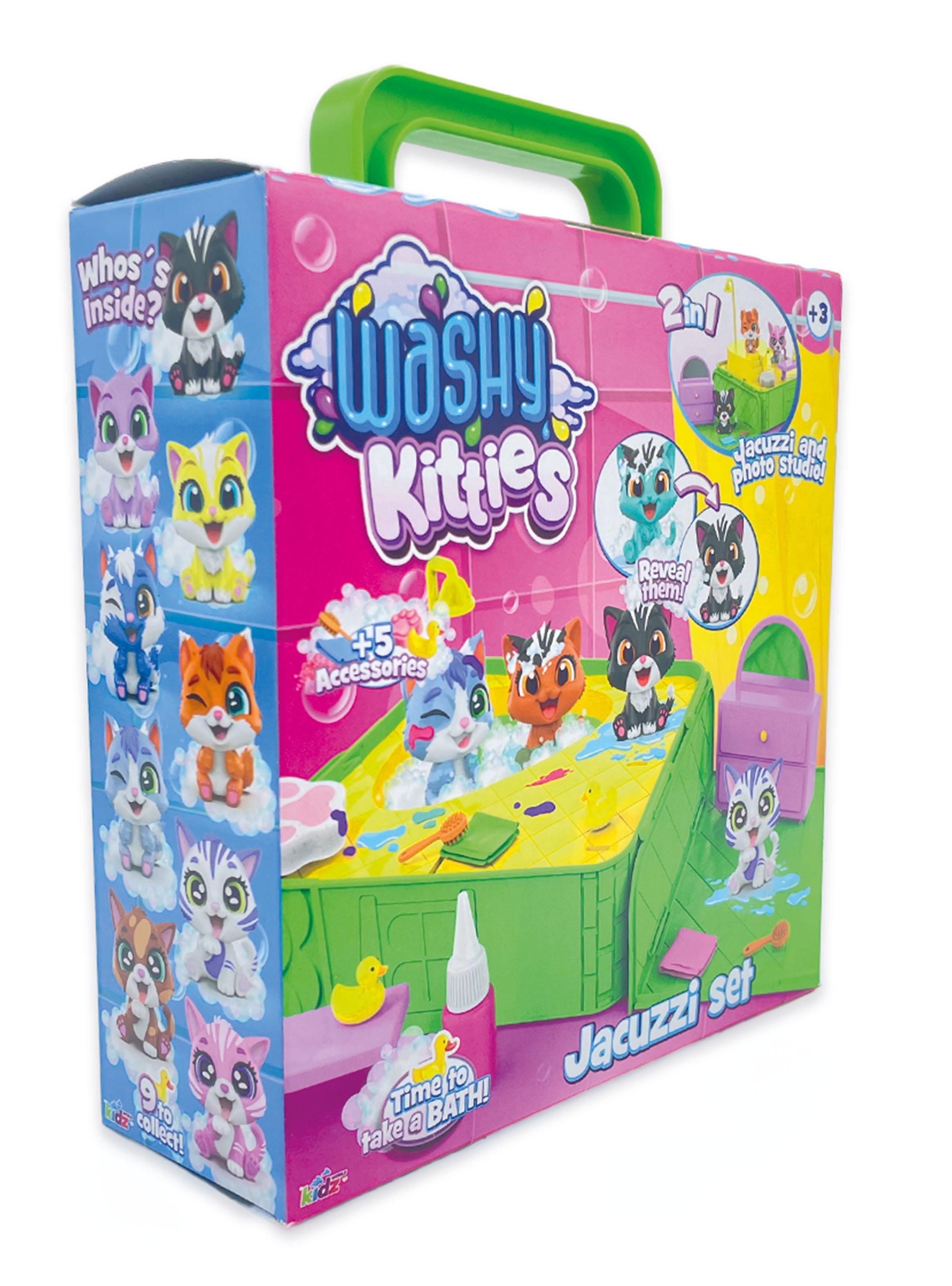 Set de Animales Jacuzzi y Estudio de Fotografía Washy Kitties-2