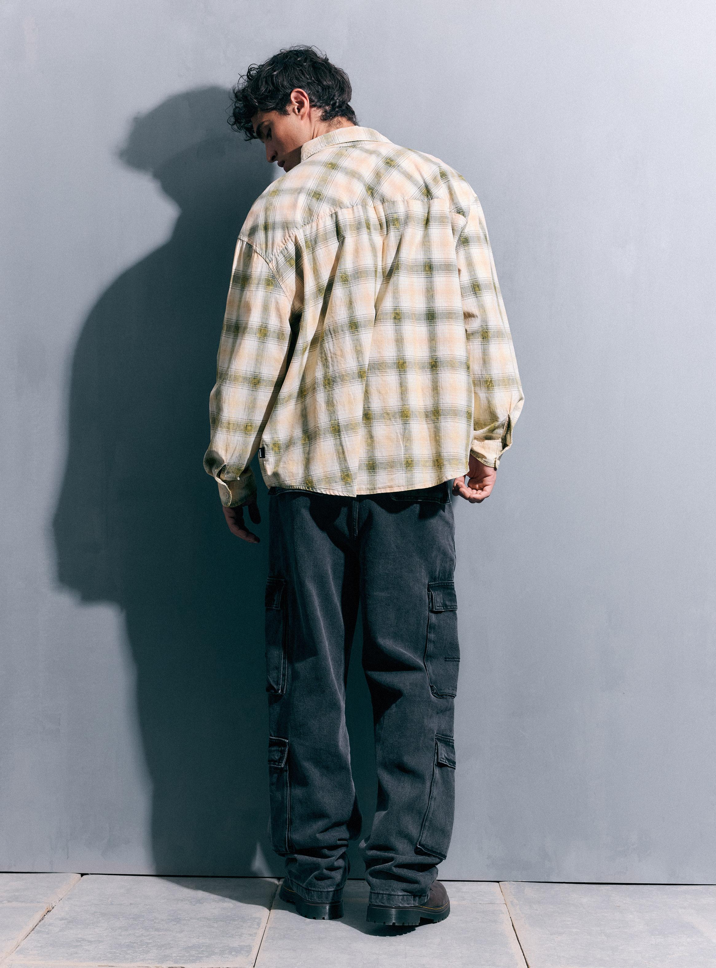Jeans Cargo Tiro Medio-5