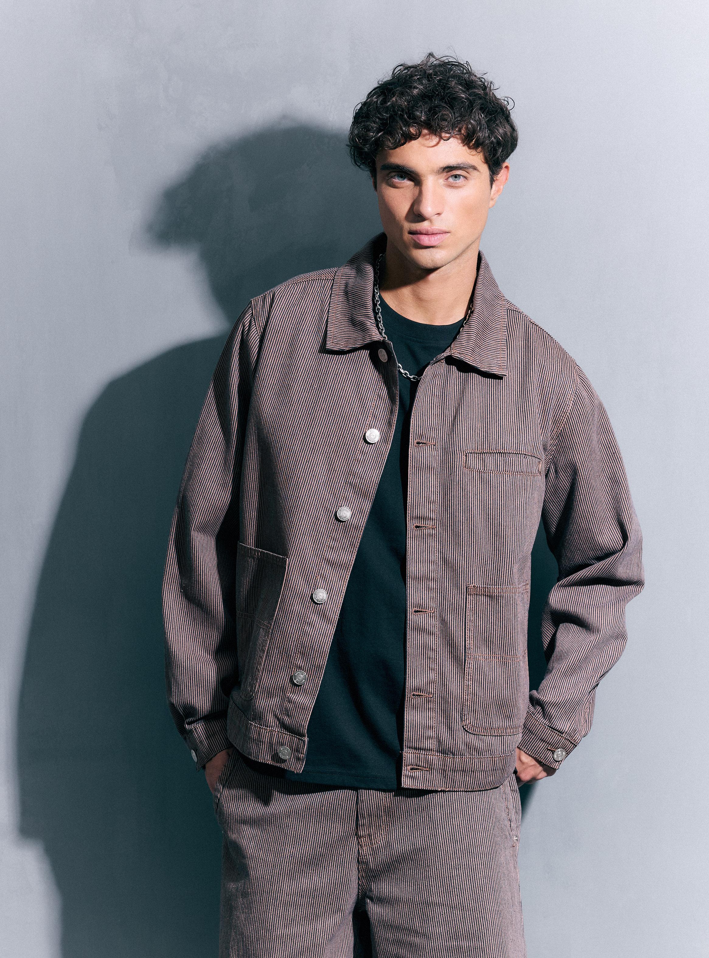 Chaqueta Rayada-0