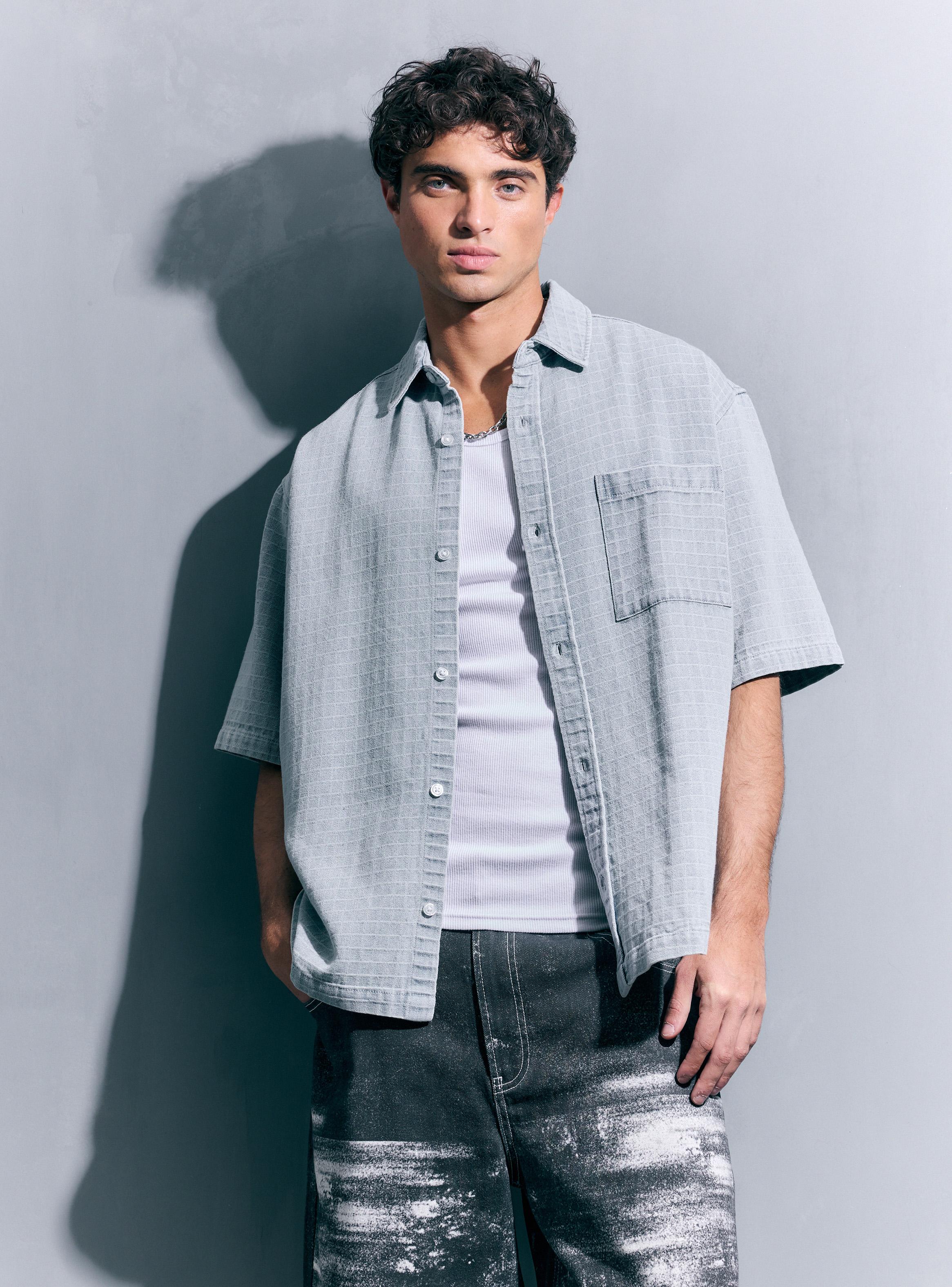 Camisa Tela con Diseño-0