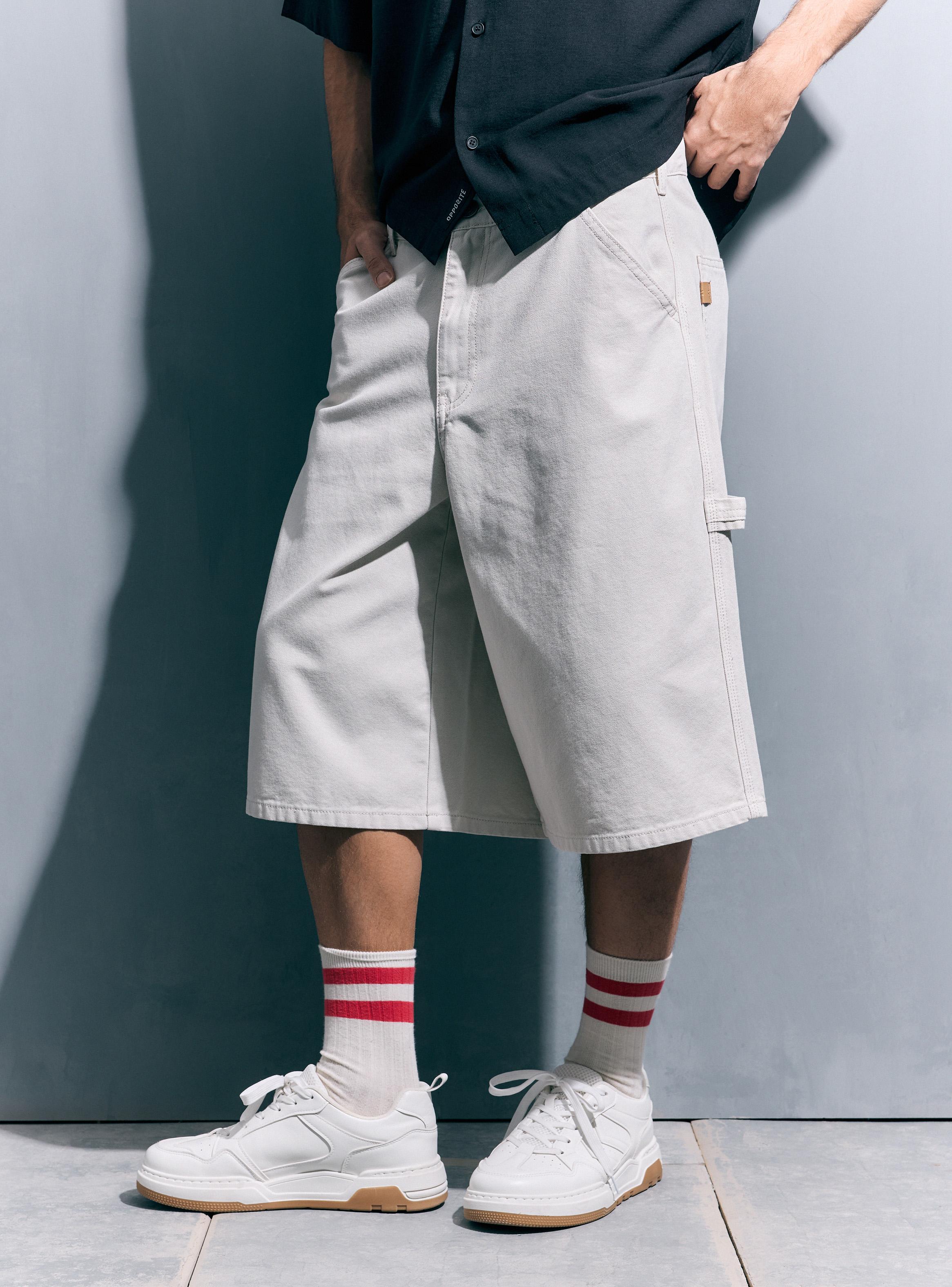 Bermuda Knitted Denim Color-0