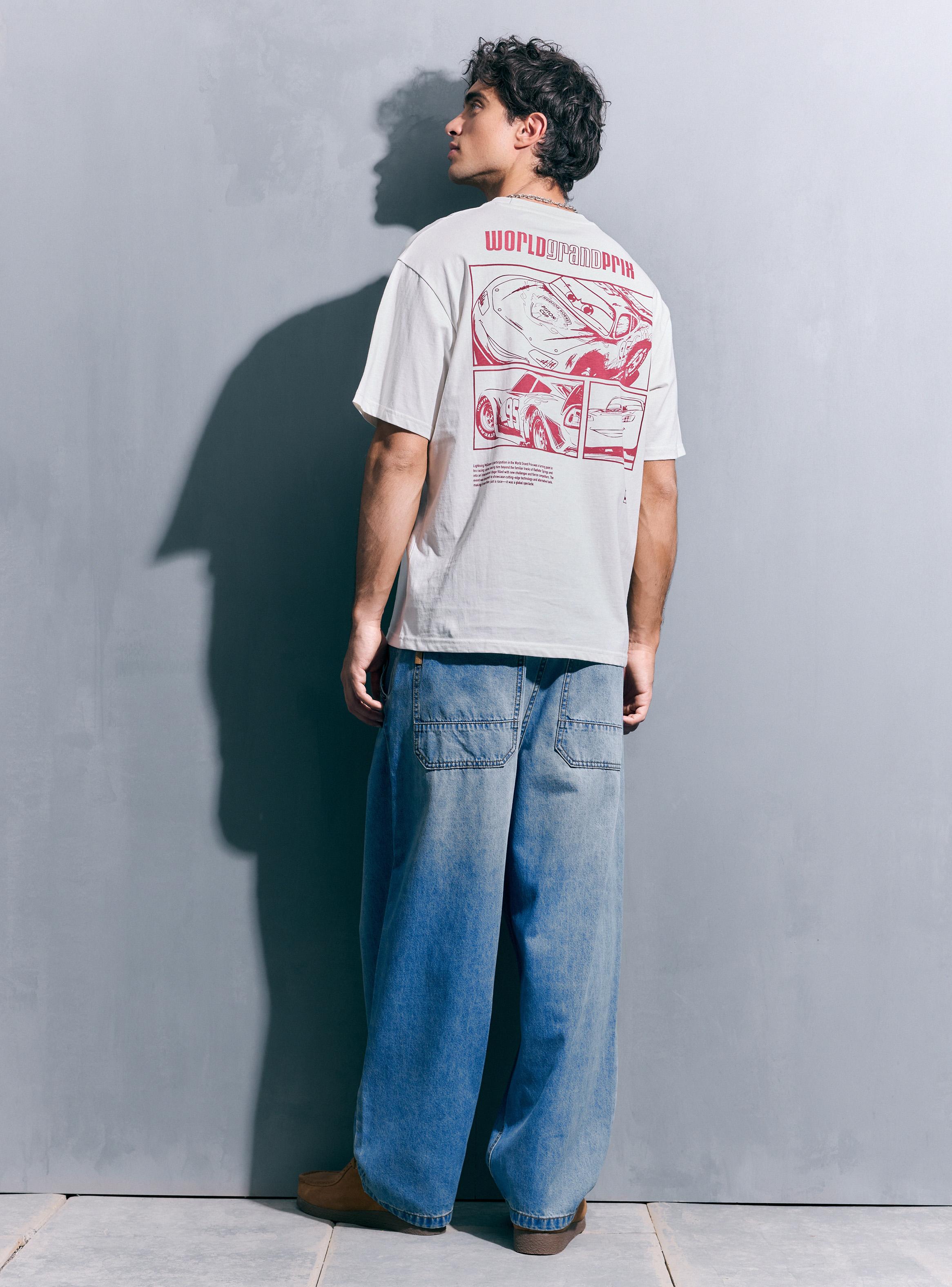 Polera Cars Rayo Algodón Manga Corta-5