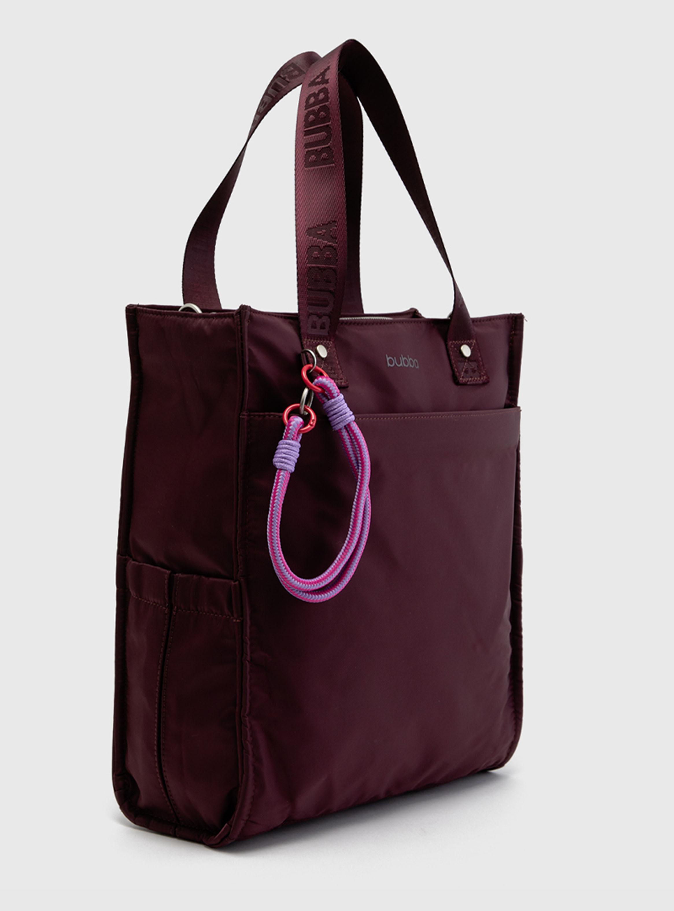 Cartera de Hombro Tote Ontario Merlot-2