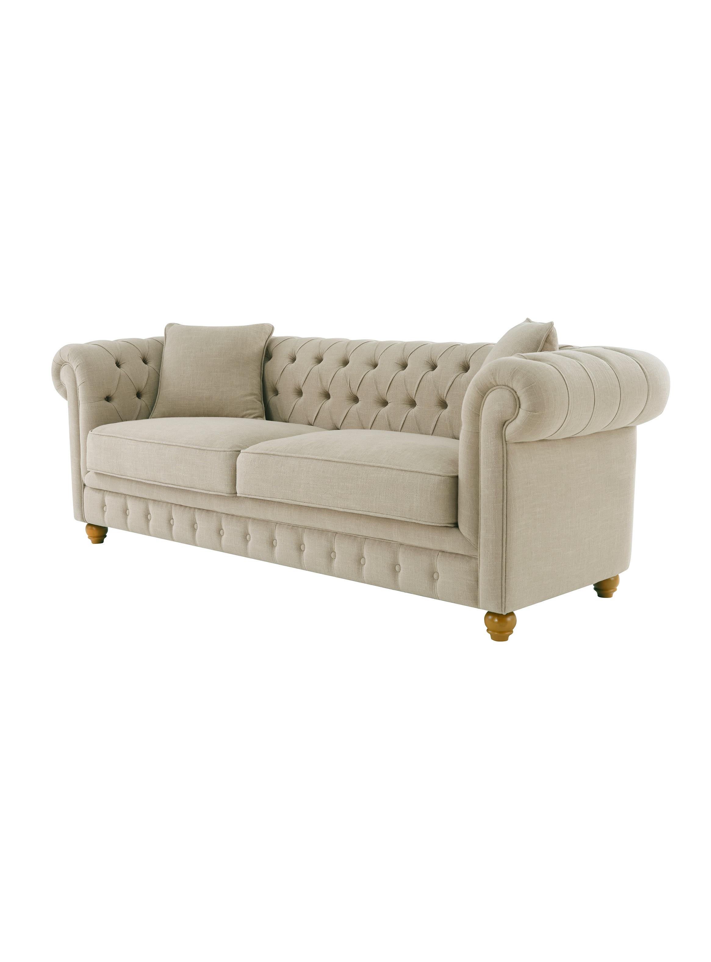 Sofá Capitone Antonia Lino 3 Cuerpos-3