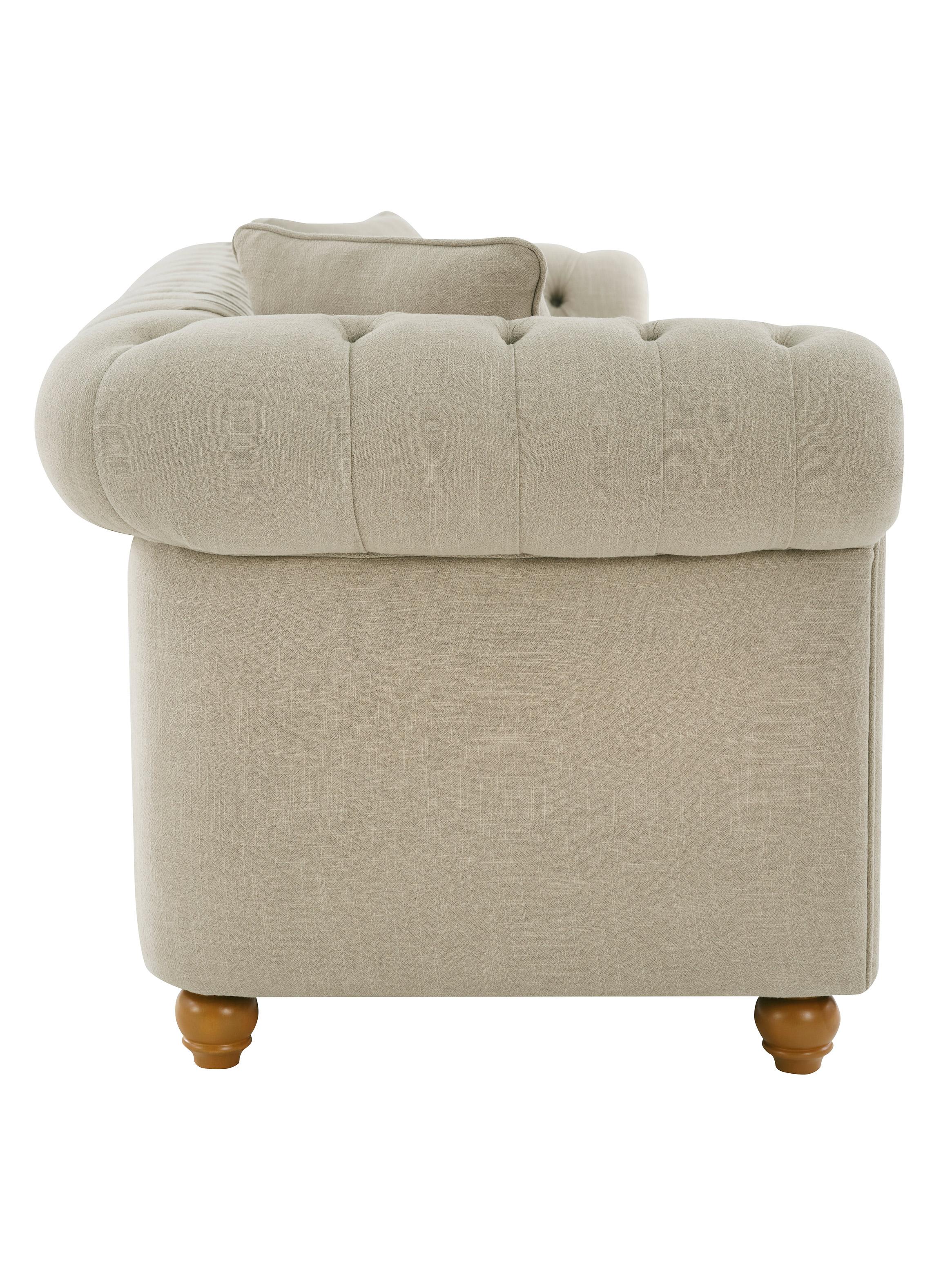 Sofá Capitone Antonia Lino 3 Cuerpos-4