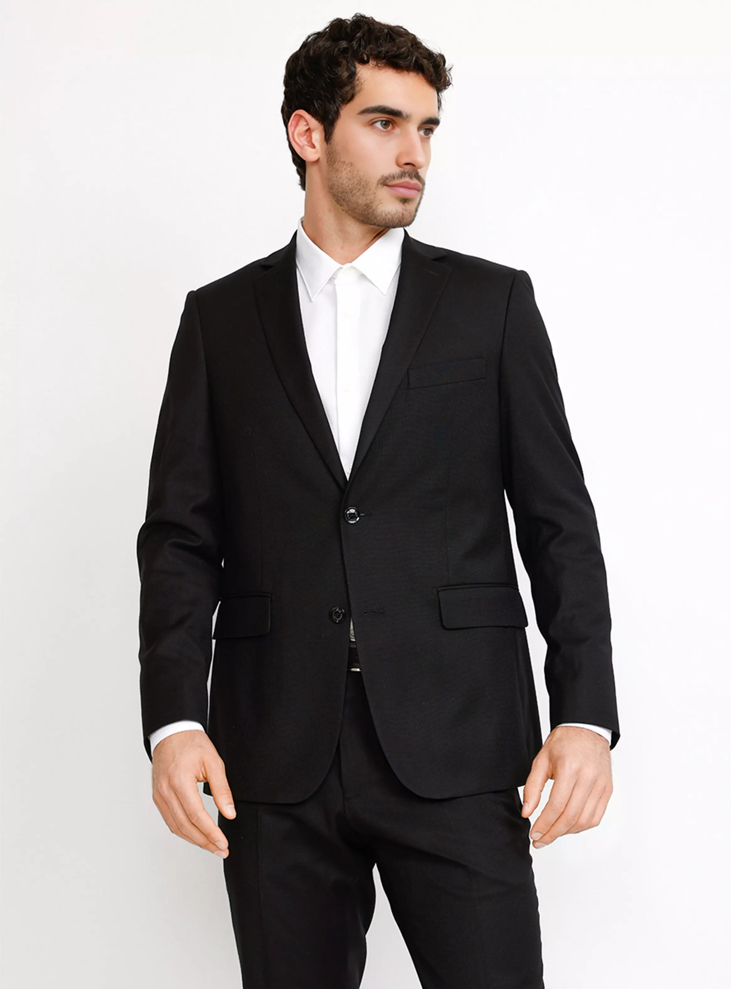 Traje Washable Slim de Botones-1