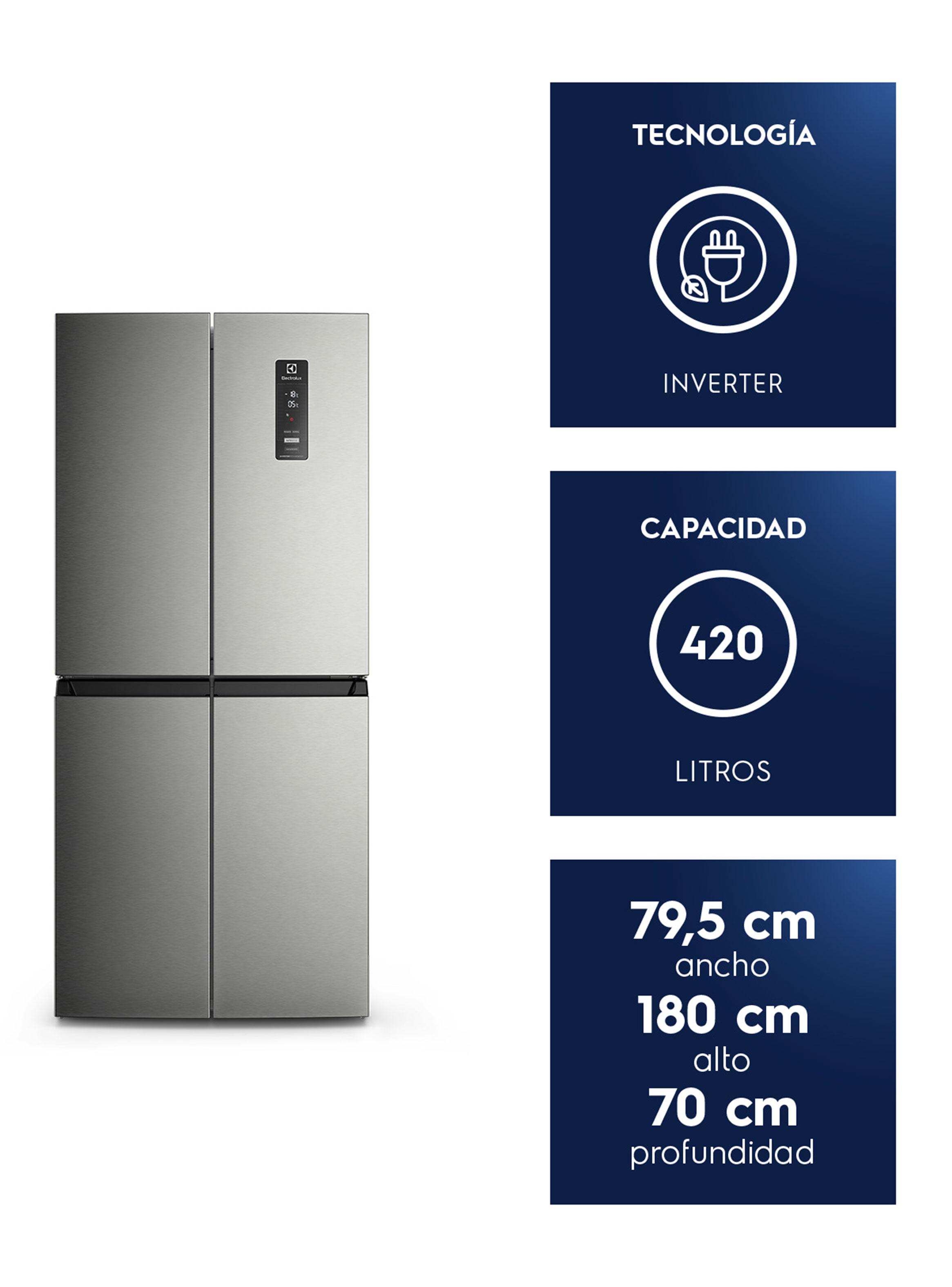Refrigerador Multidoor No Frost  420 Litros DQ79SU Inox-1