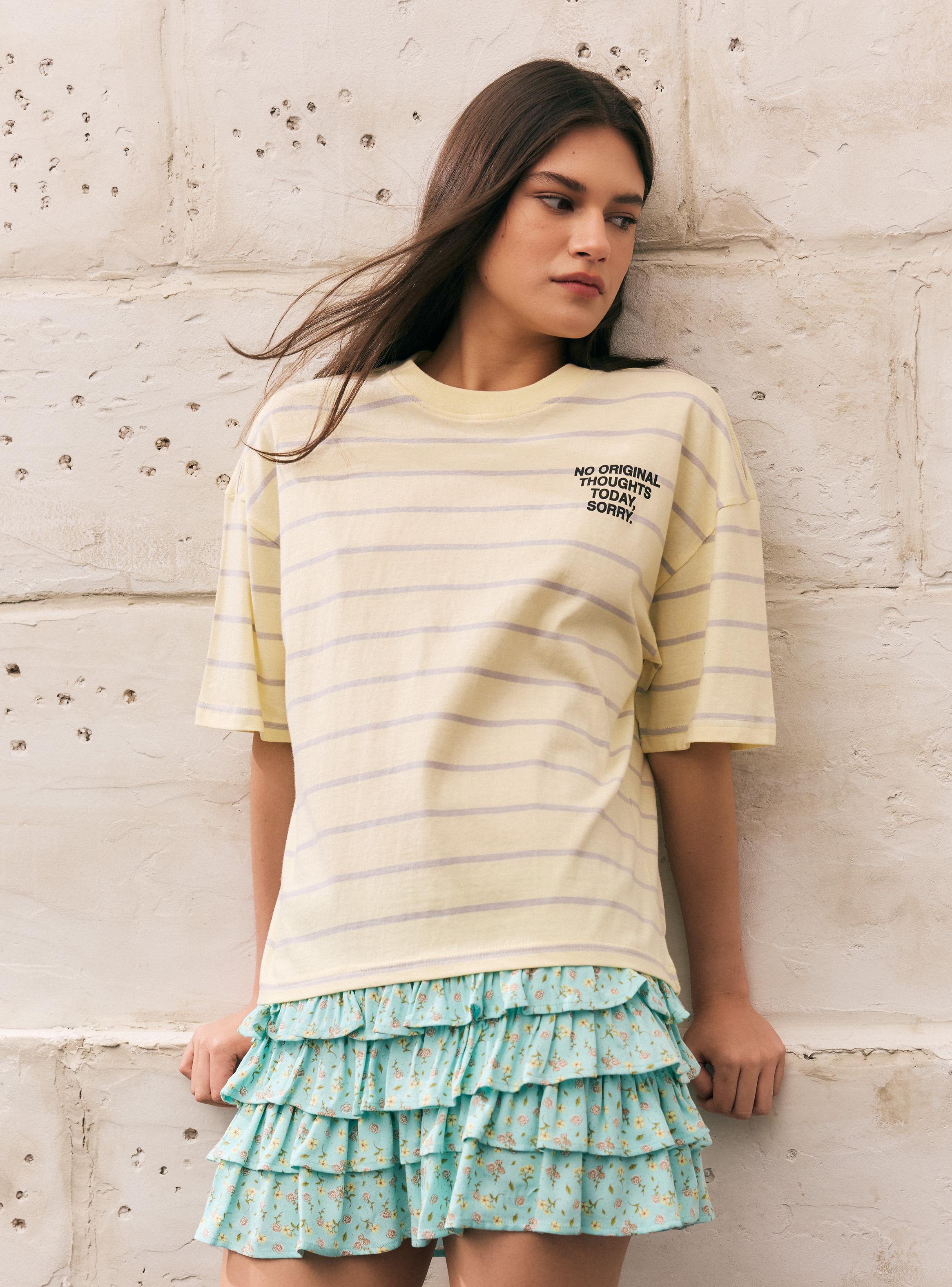 Polera Manga Corta Estampada-0