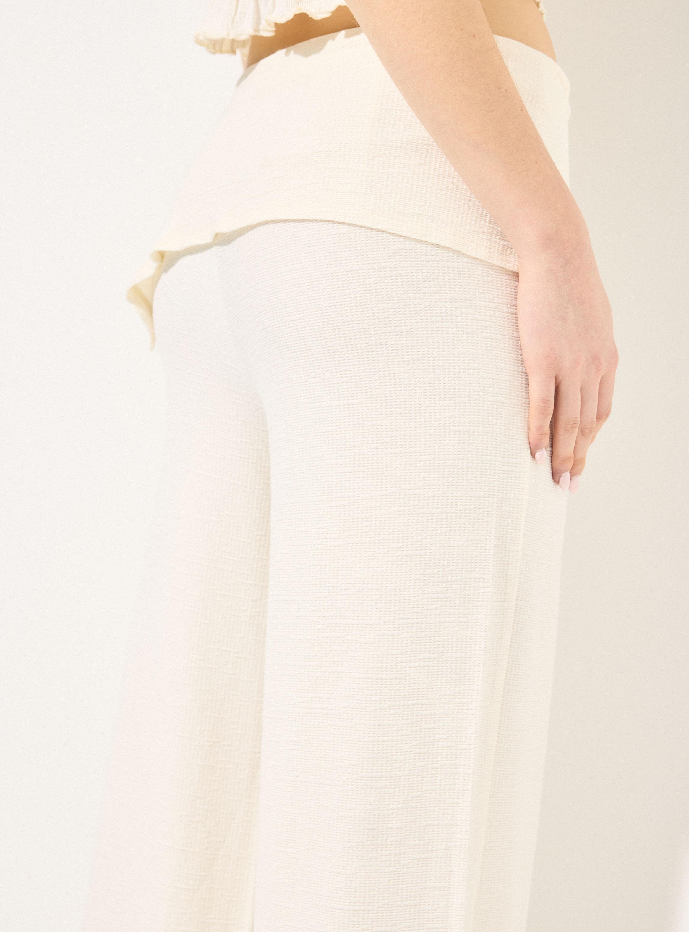 Pantalón con Pañuelo Wide Leg-3