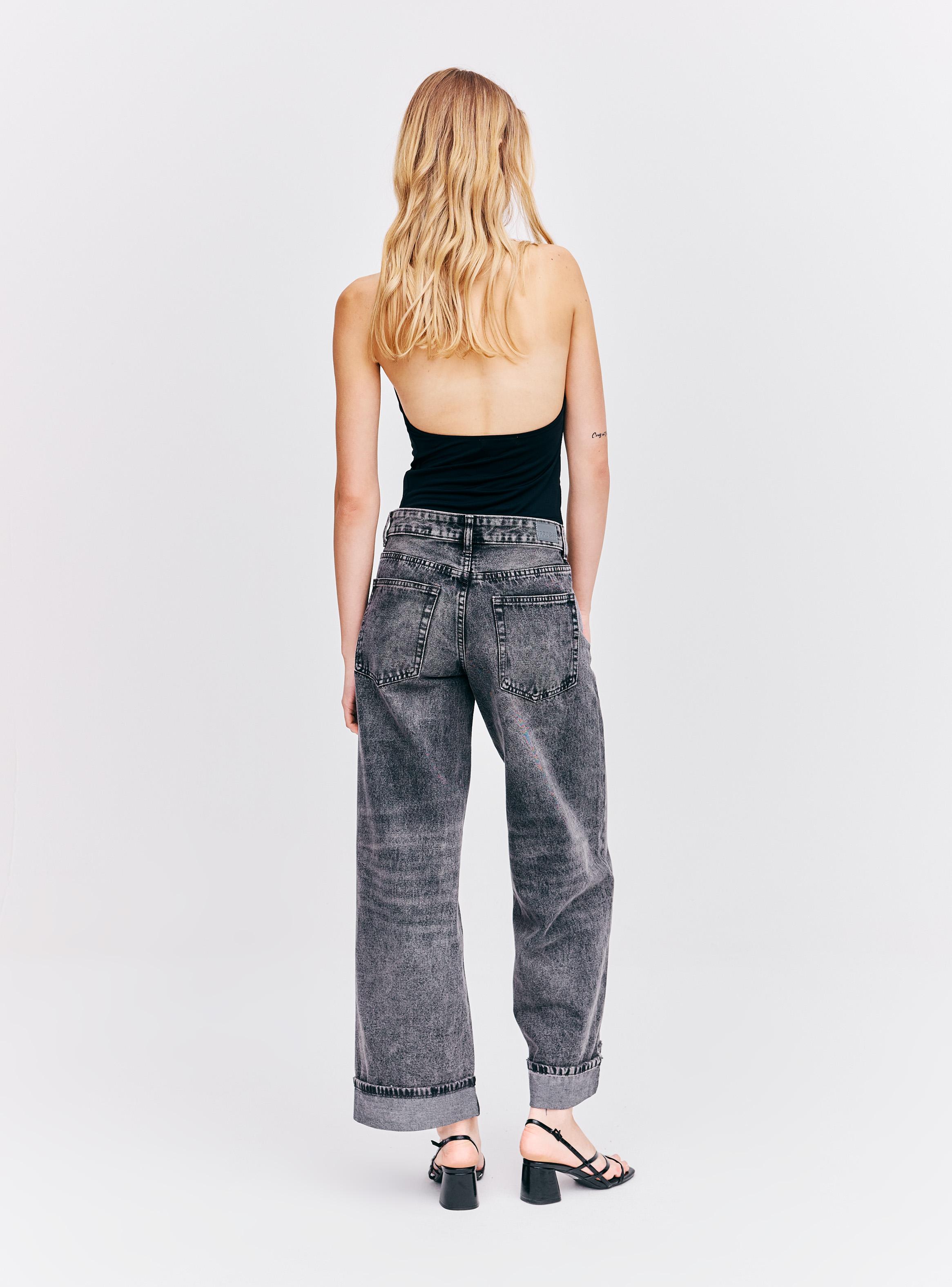 Jeans con Roturas y Desgastes Vintage-5