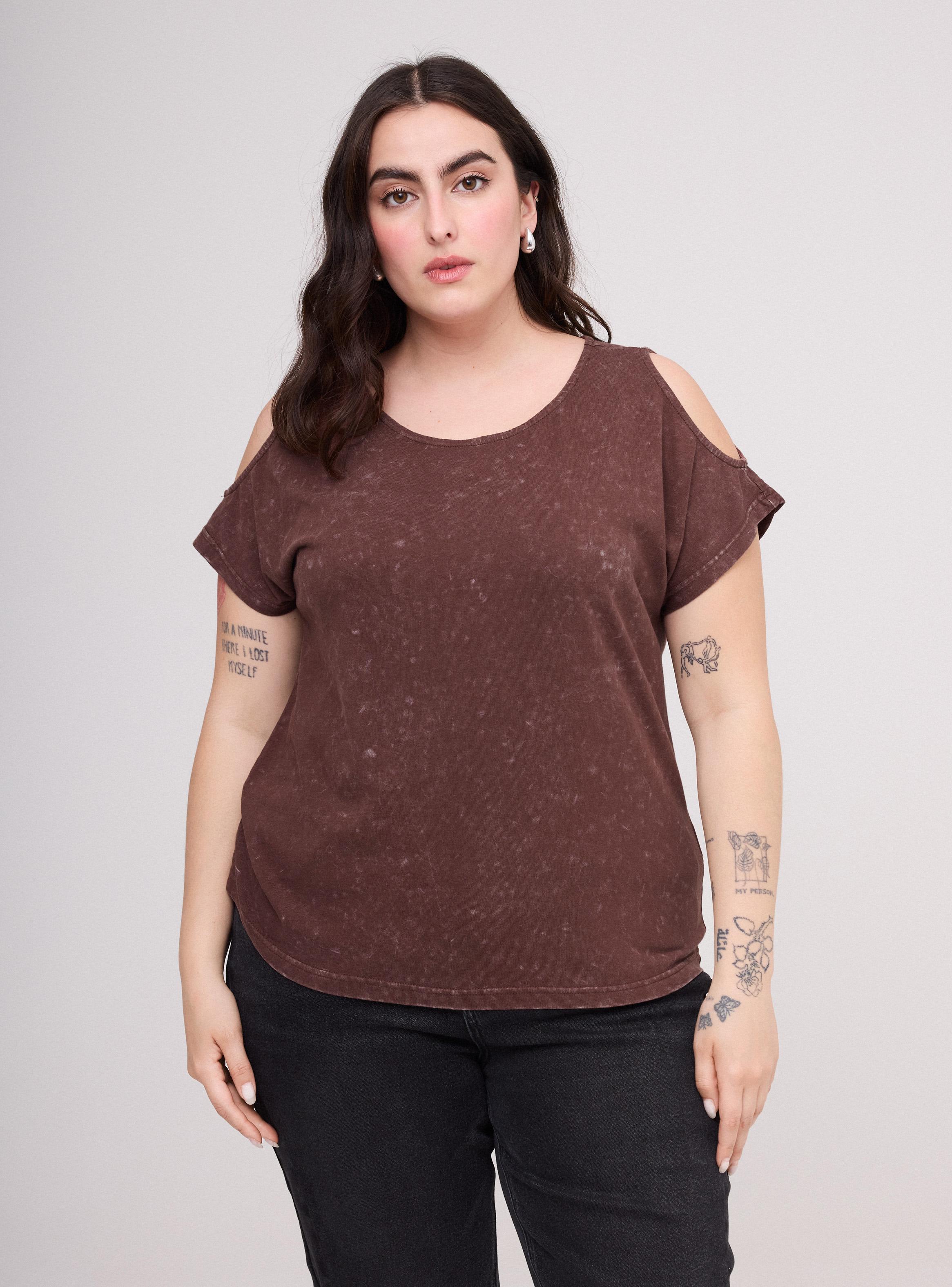 Polera sin Hombros con Lavado-0