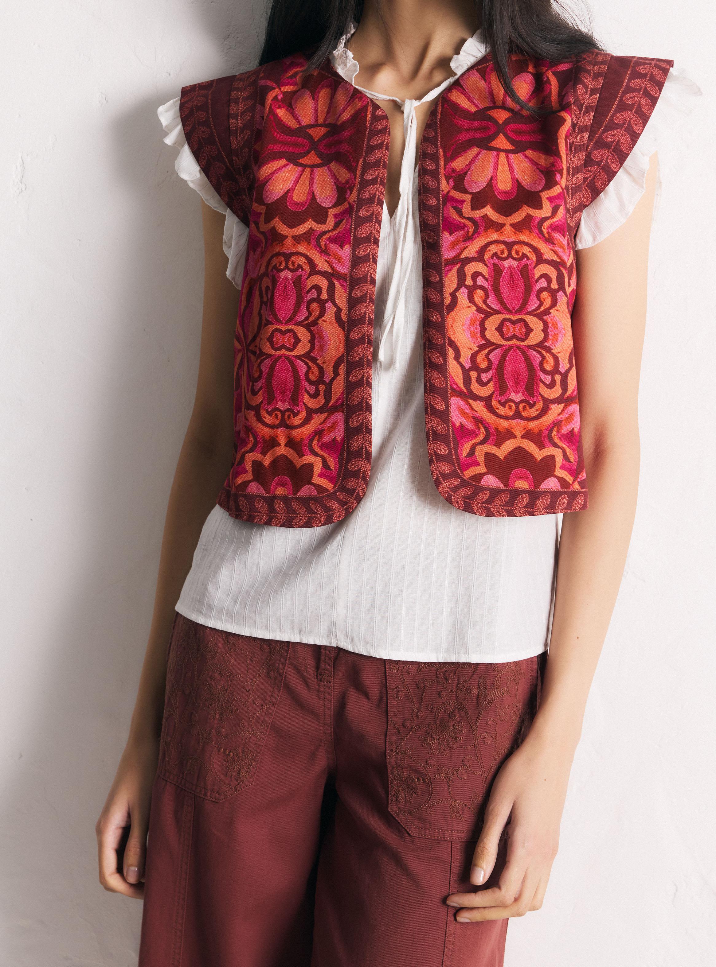 Chaqueta Vest Estampado-3