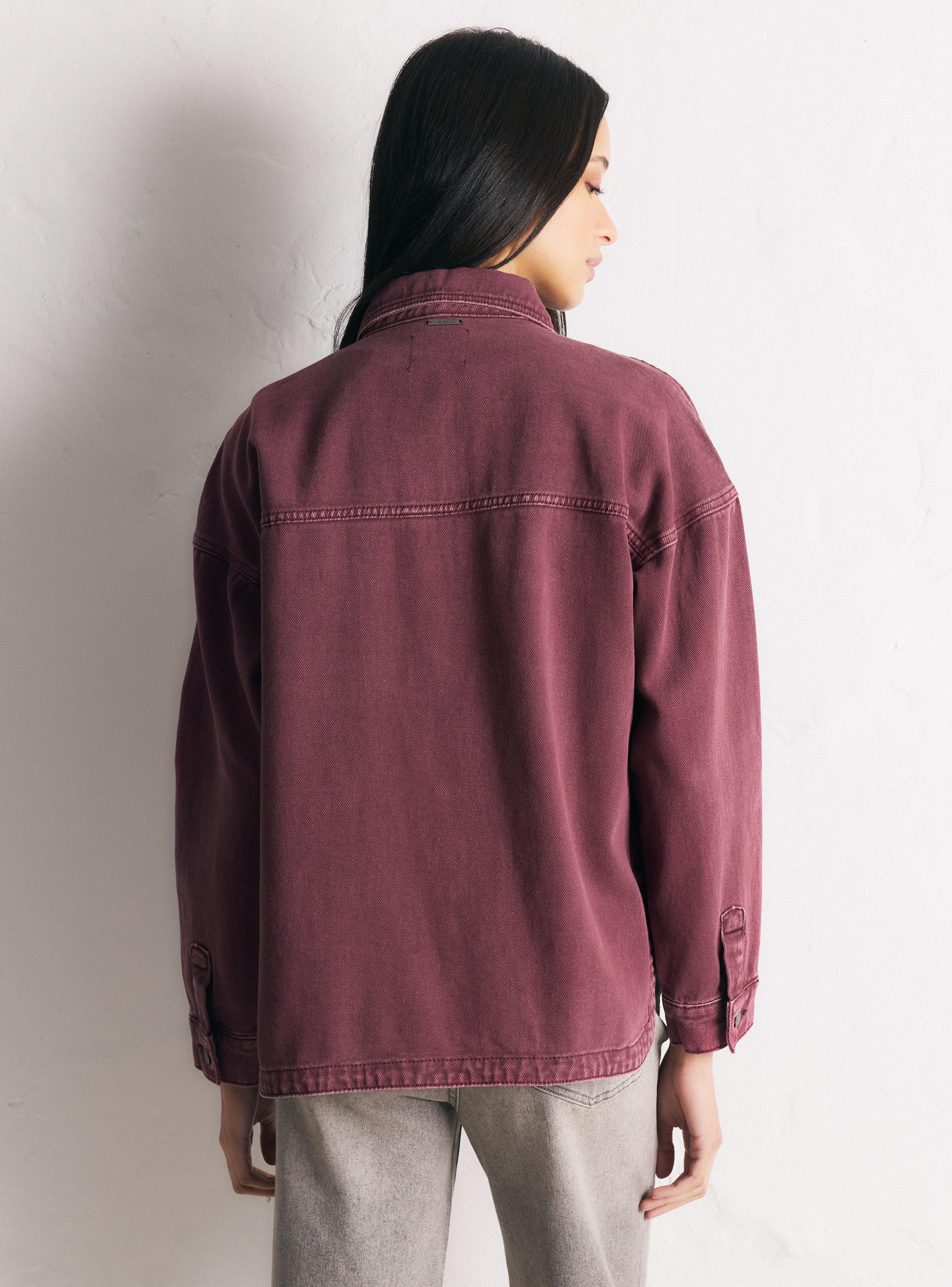 Chaqueta Oversize con Bolsillos Frontales-1