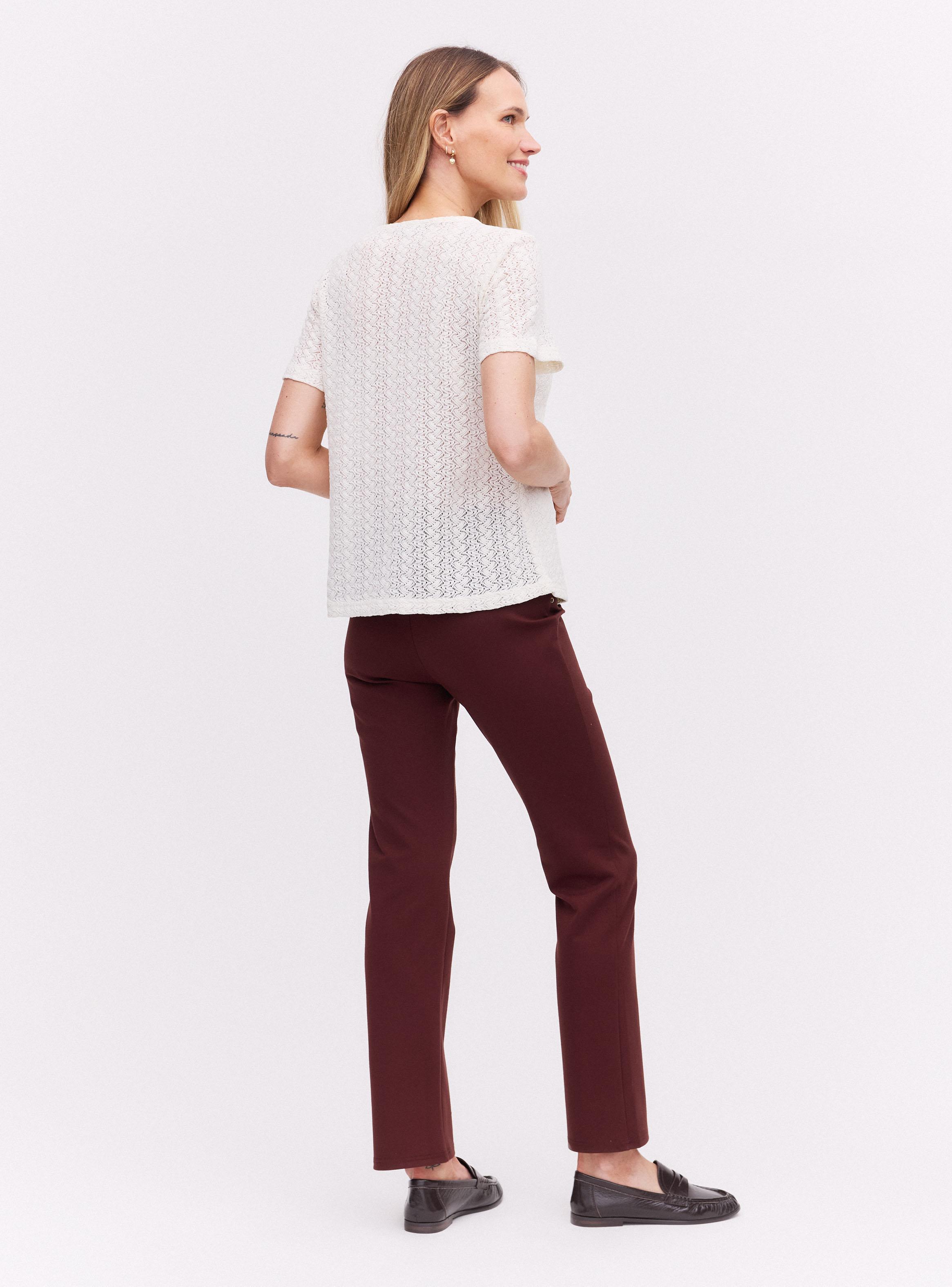 Polera Escote V Henley Texturada-5