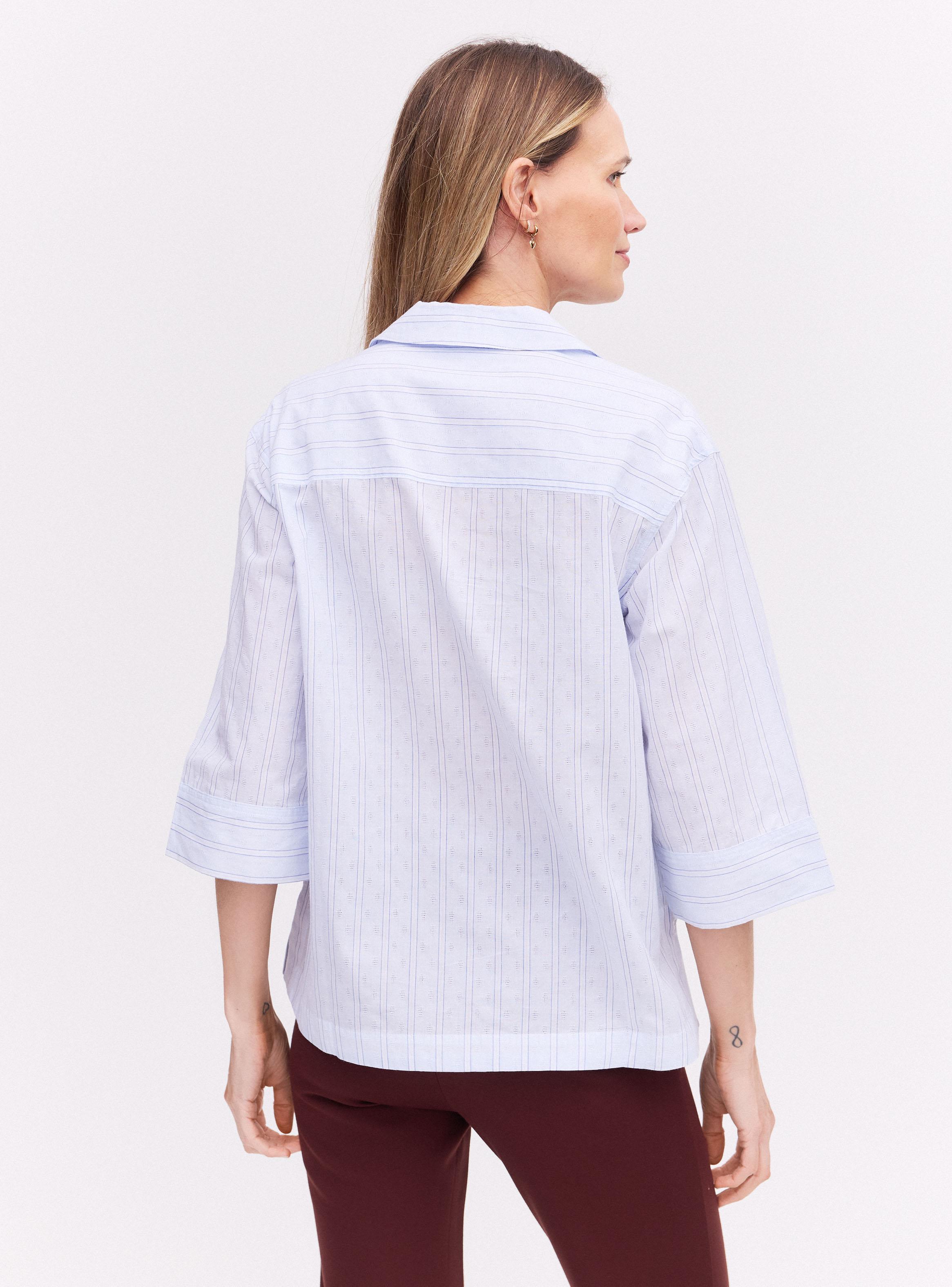 Blusa Rayada Dobby-1