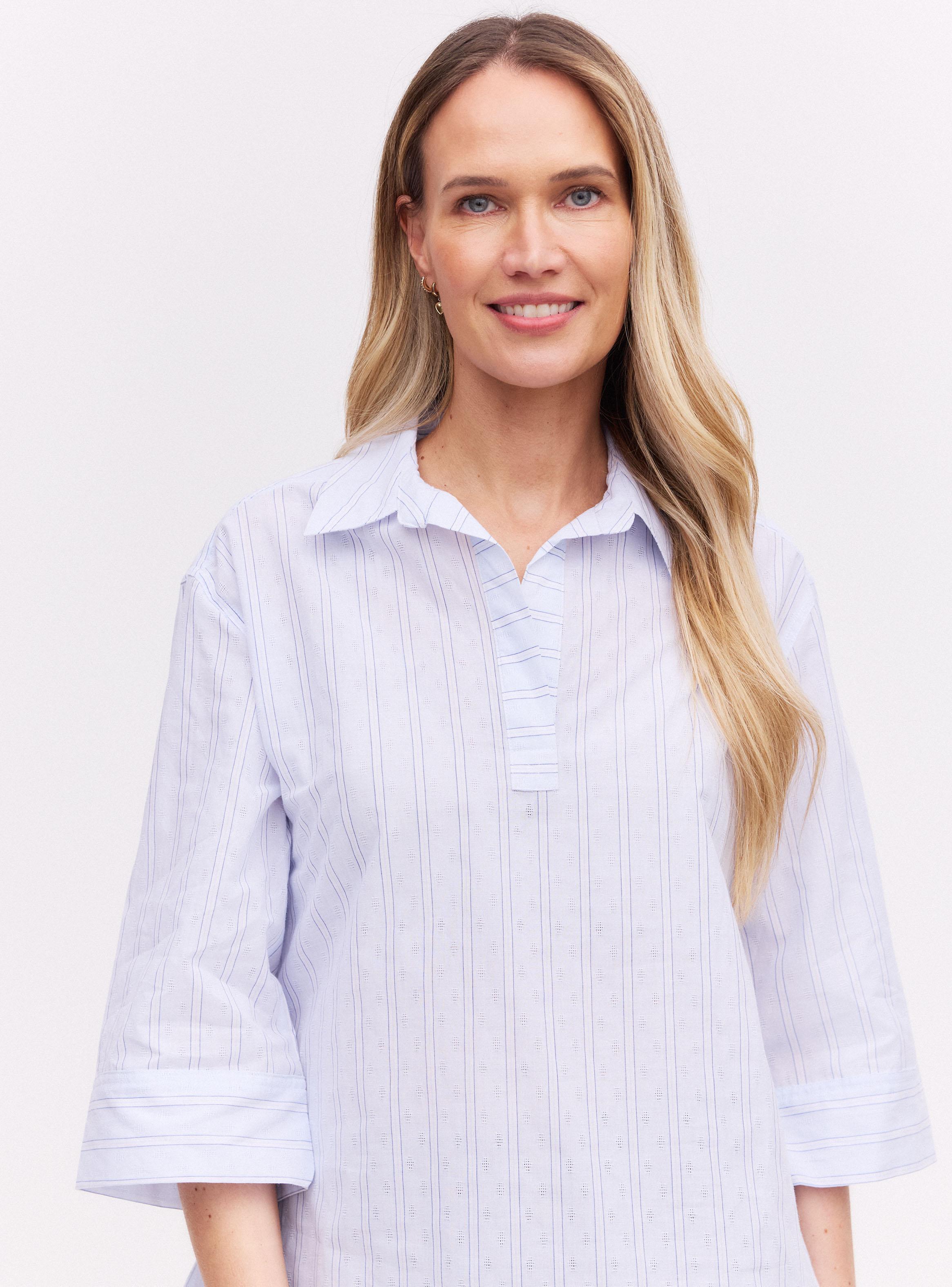 Blusa Rayada Dobby-2