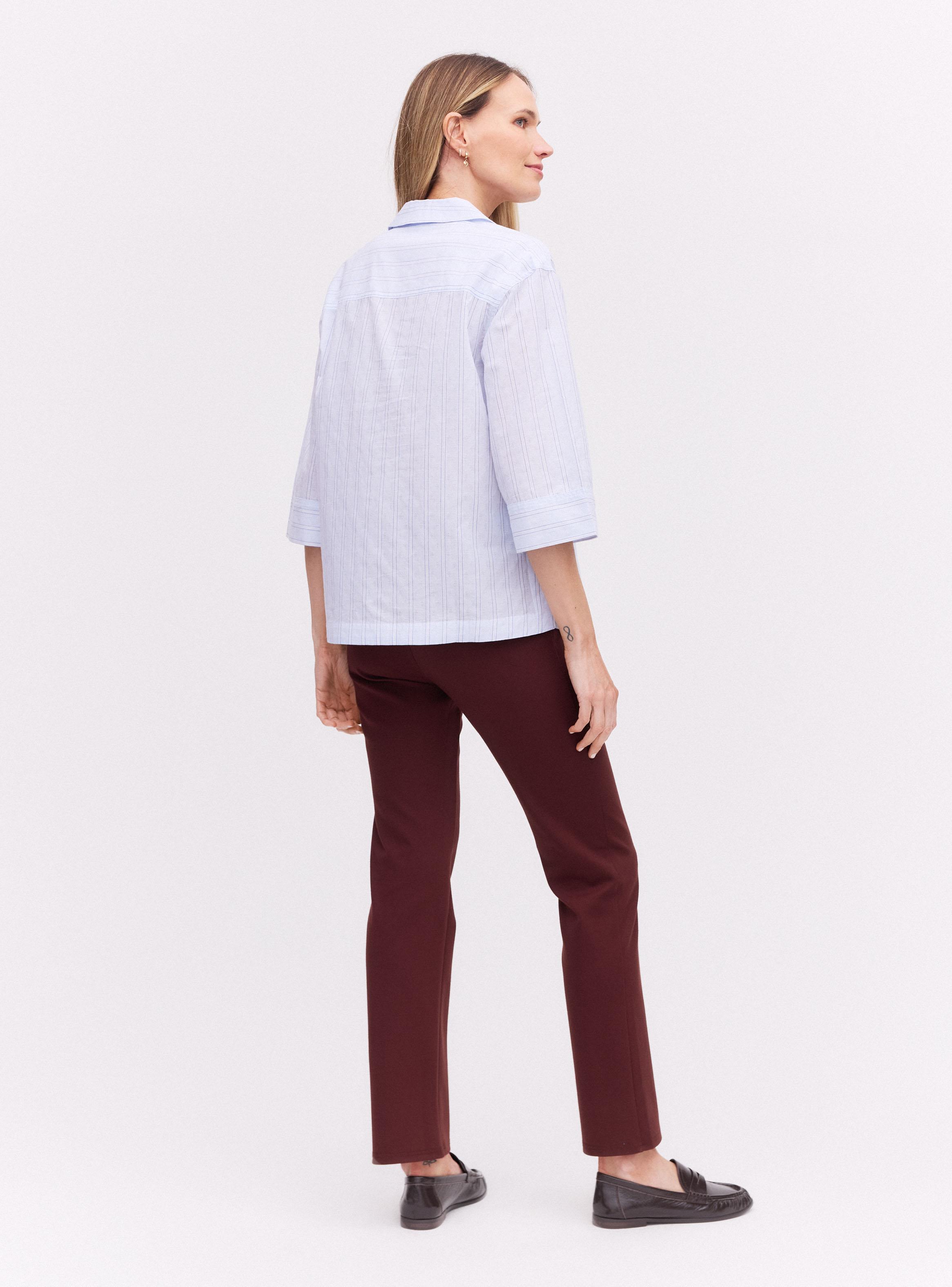 Blusa Rayada Dobby-5