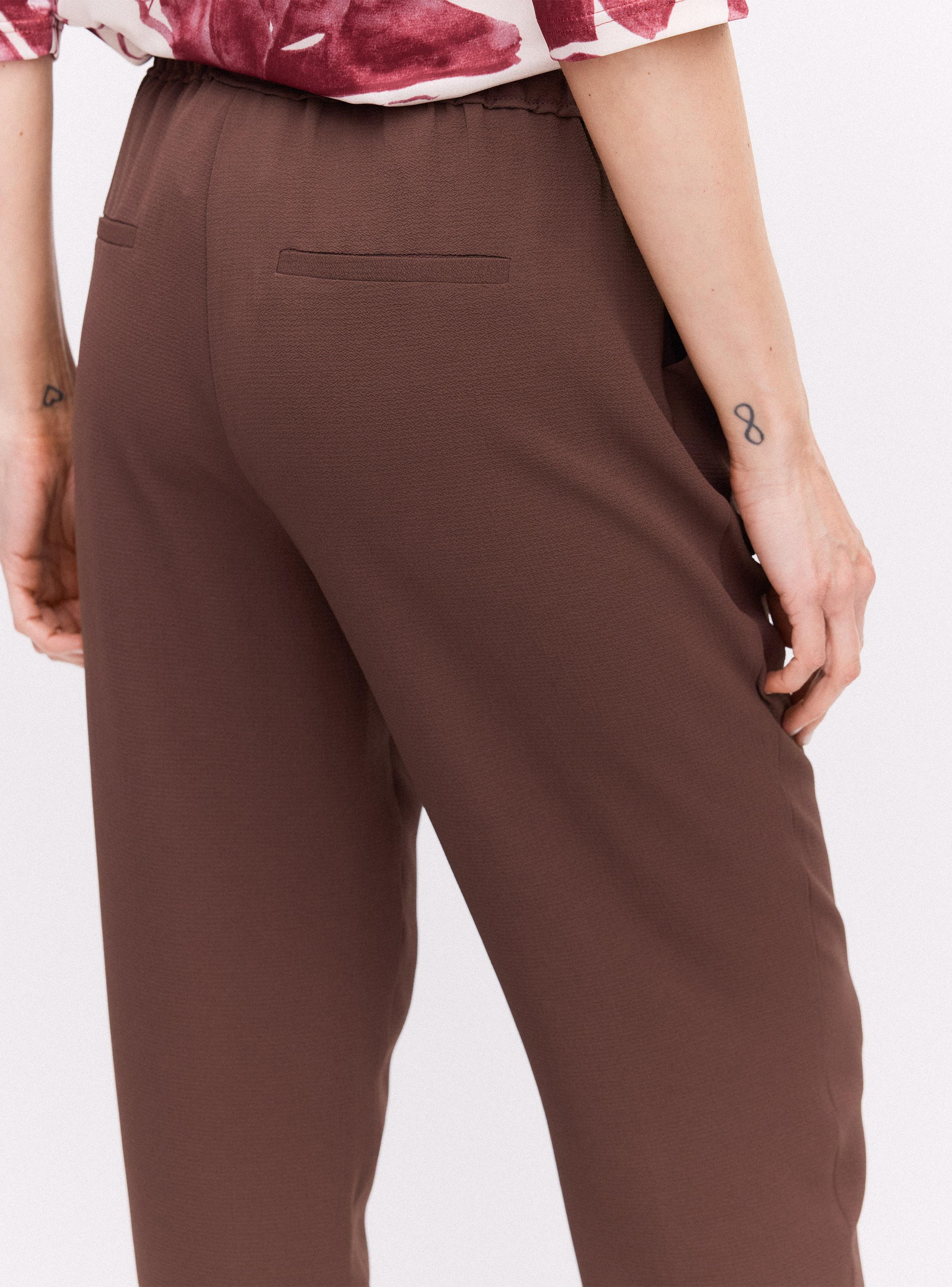 Pantalón Recto con Cordón Ajustable-3