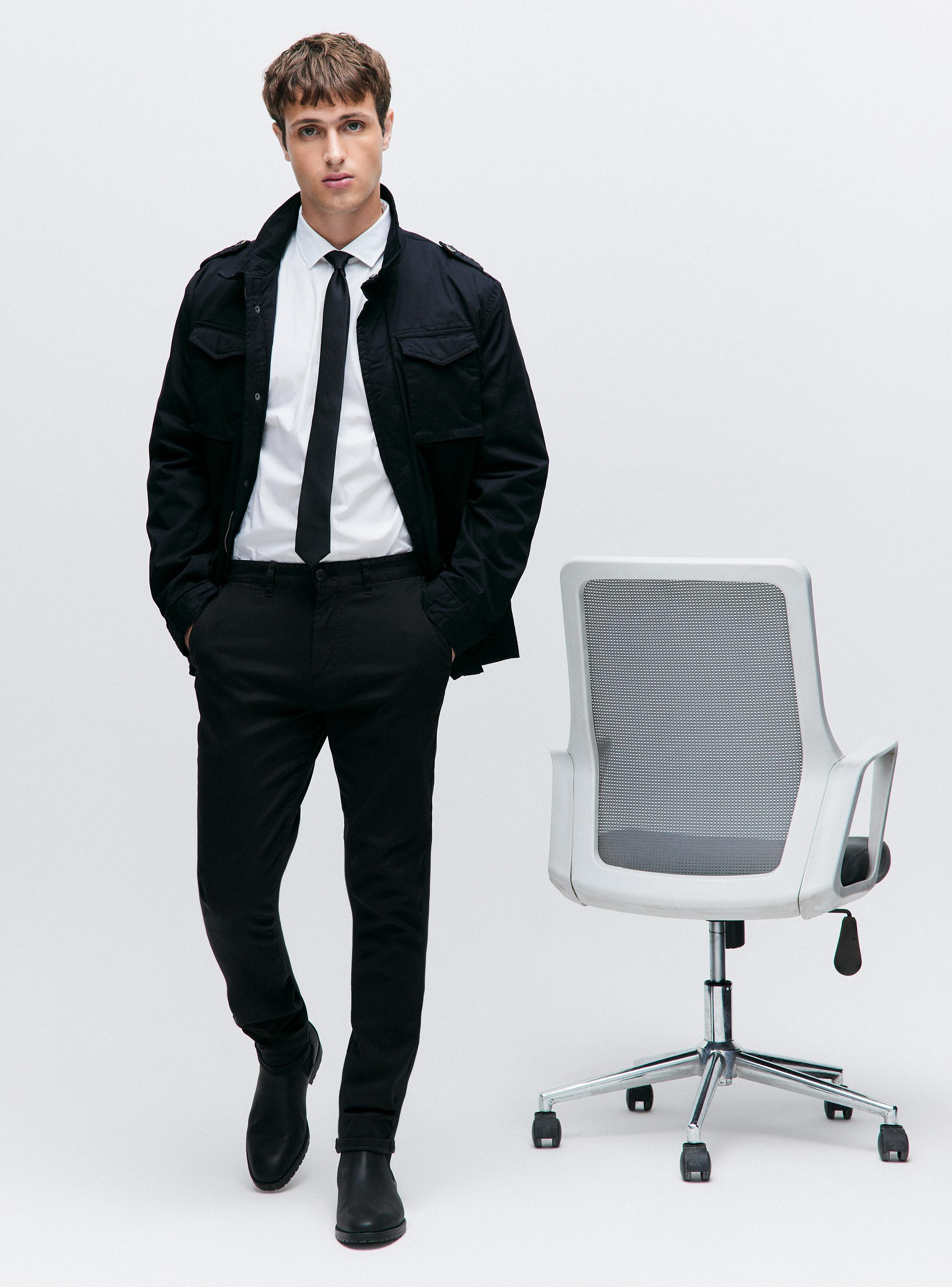 Camisa Manga Larga  Performance con Spandex-4