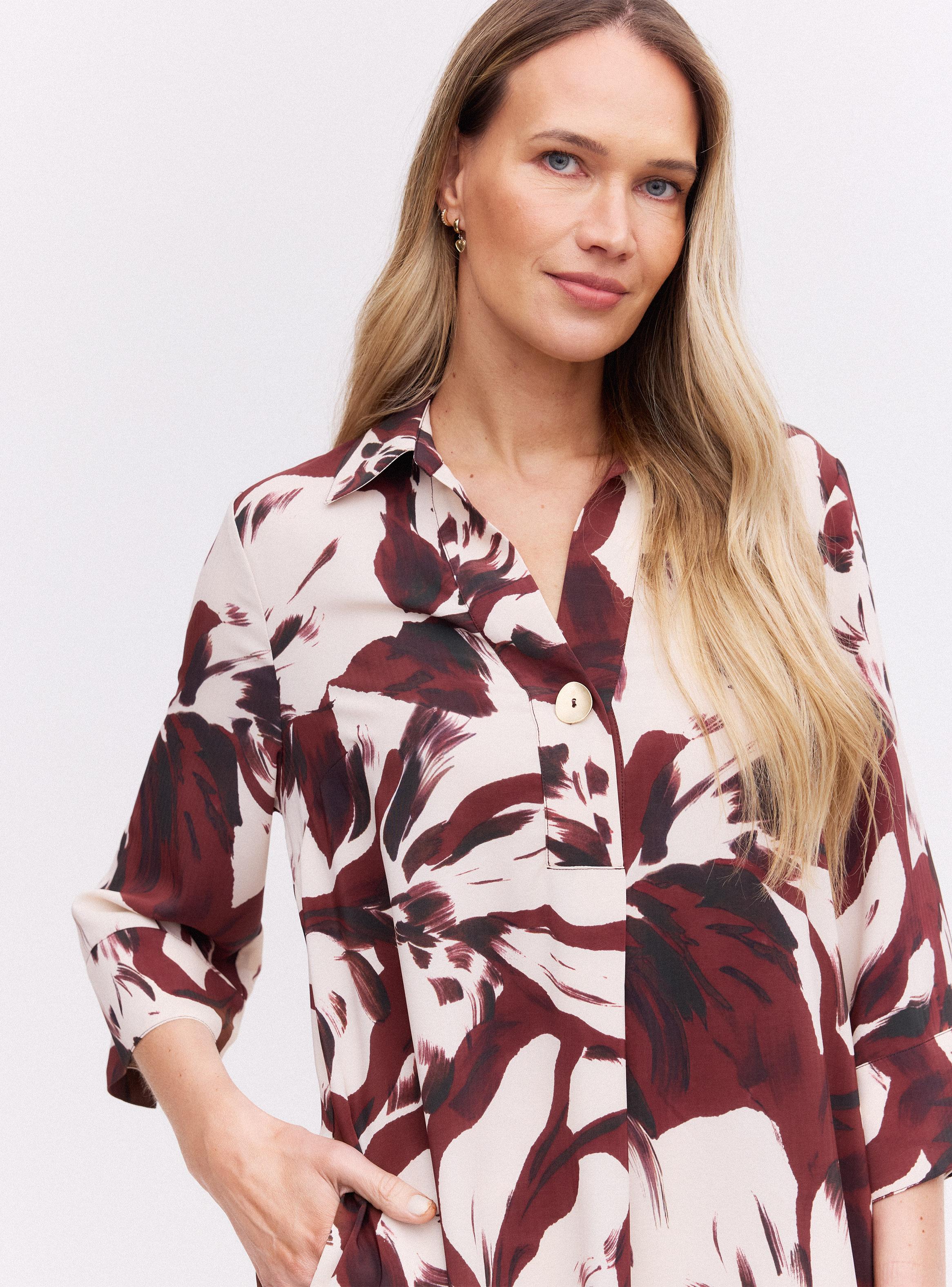 Vestido Midi Estampado Crepé-2