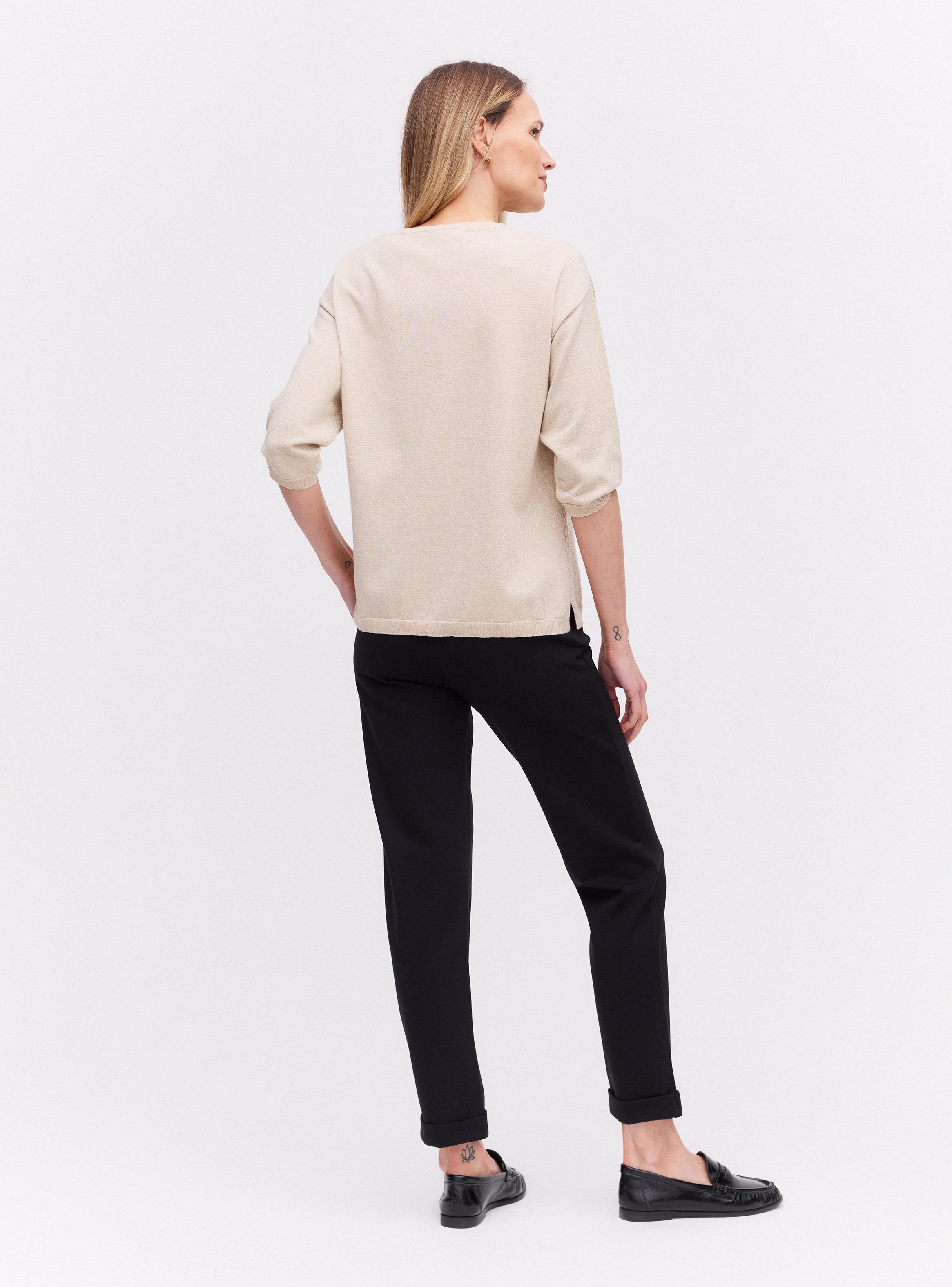 Sweater Textura de Rayas y Lúrex-5