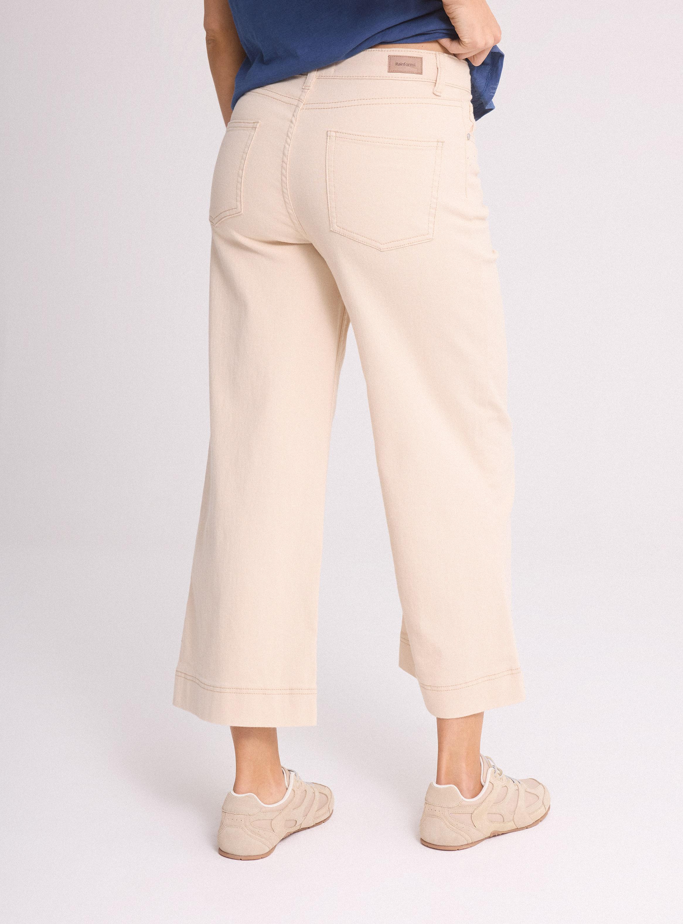 Jeans Wide Leg Tiro Alto Elasticado-1