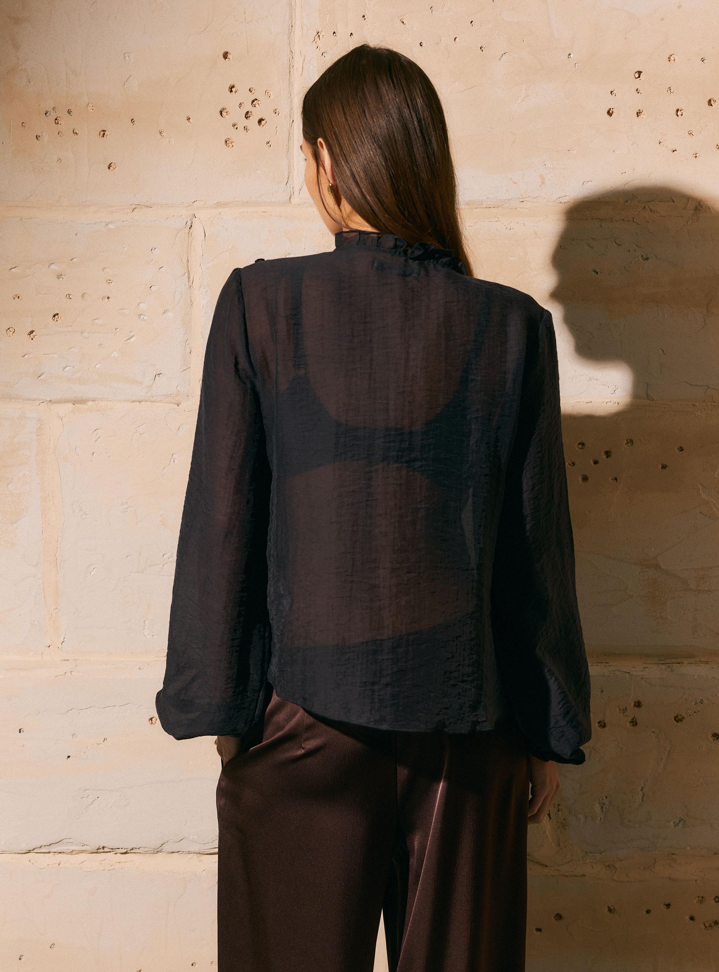 Blusa Fluida Volantes-1