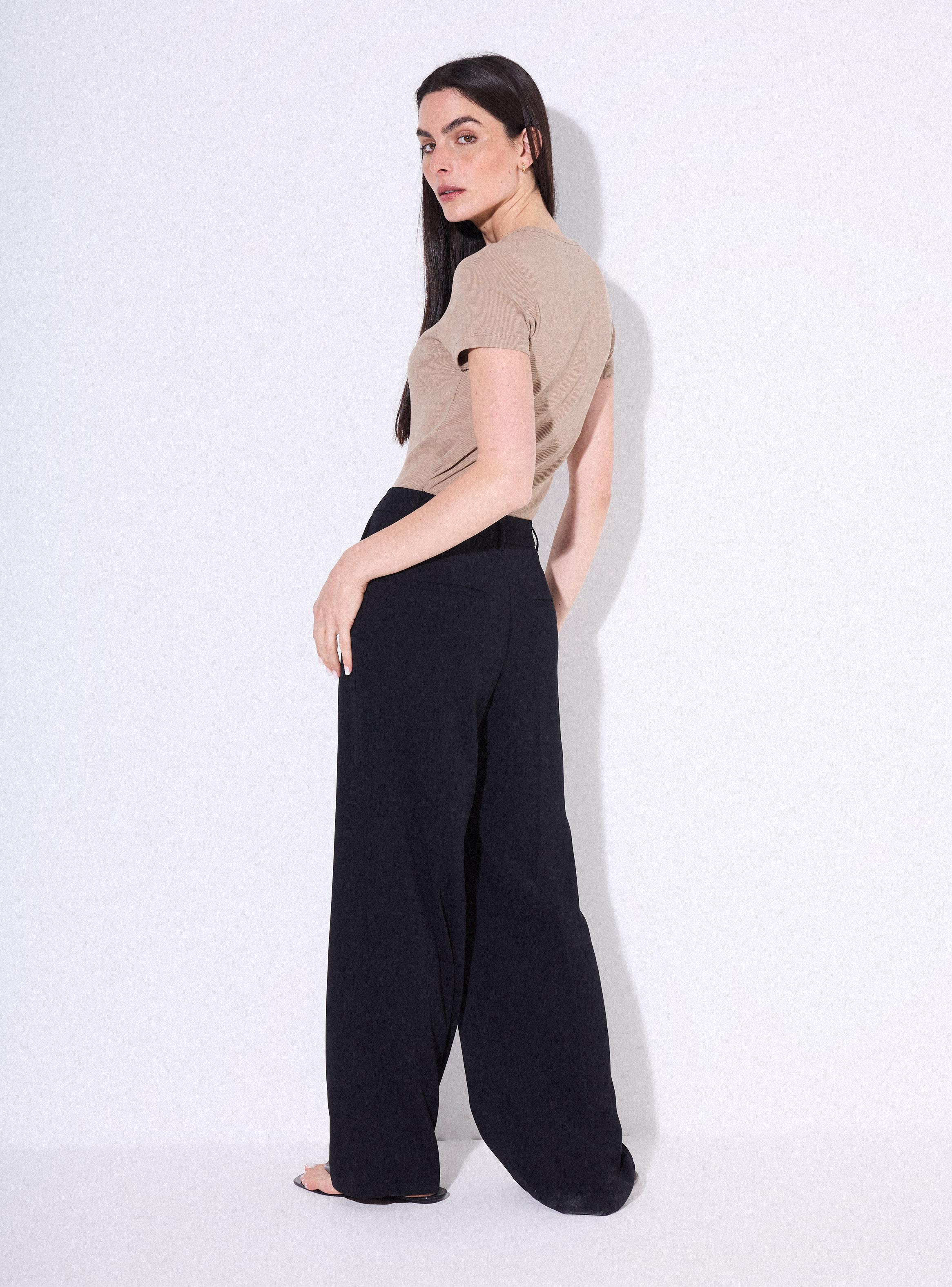 Pantalón Sastrero Pinzas Corte Recto-5