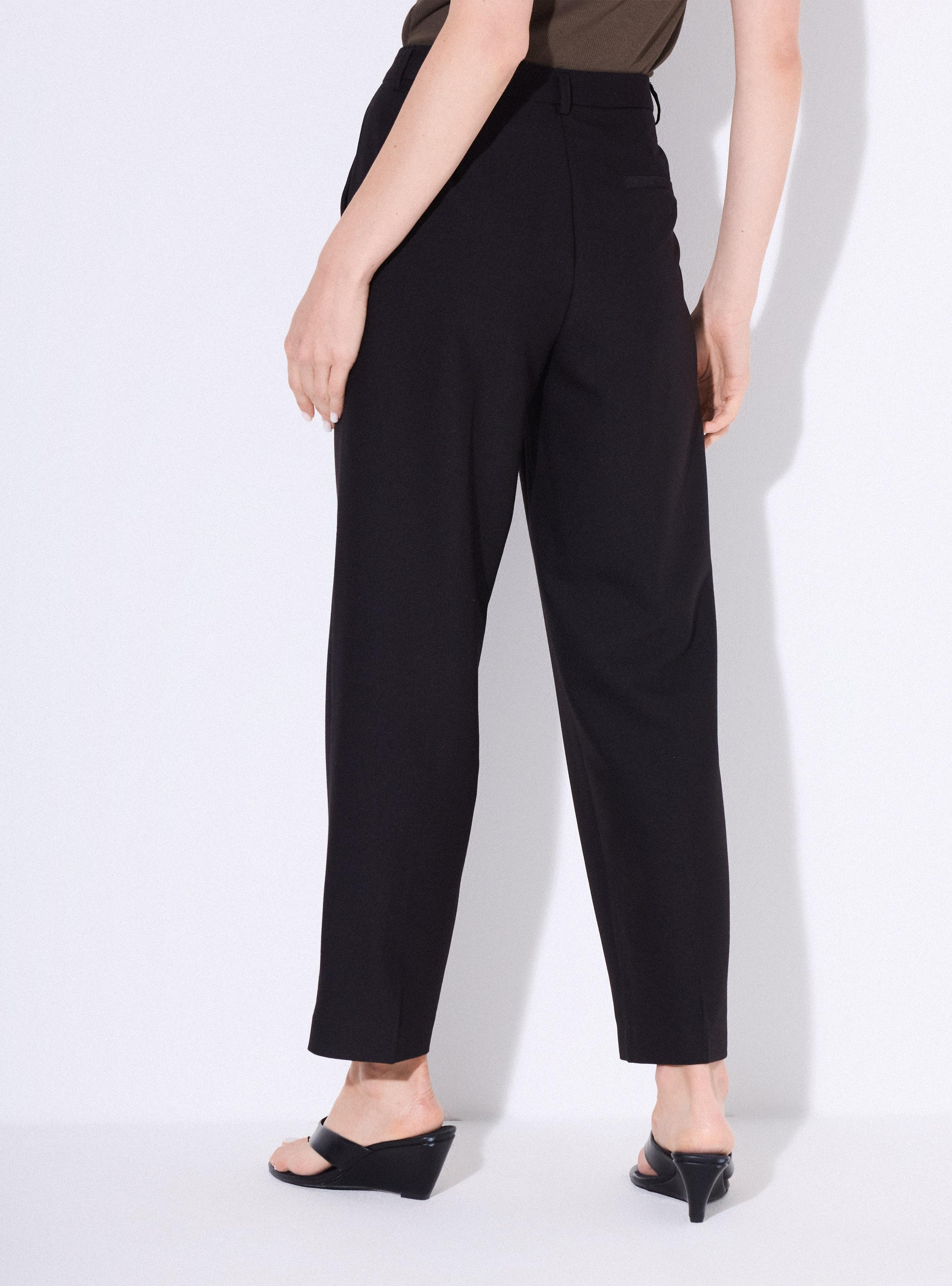 Pantalón Sastrero Corte Recto Ajustado-1