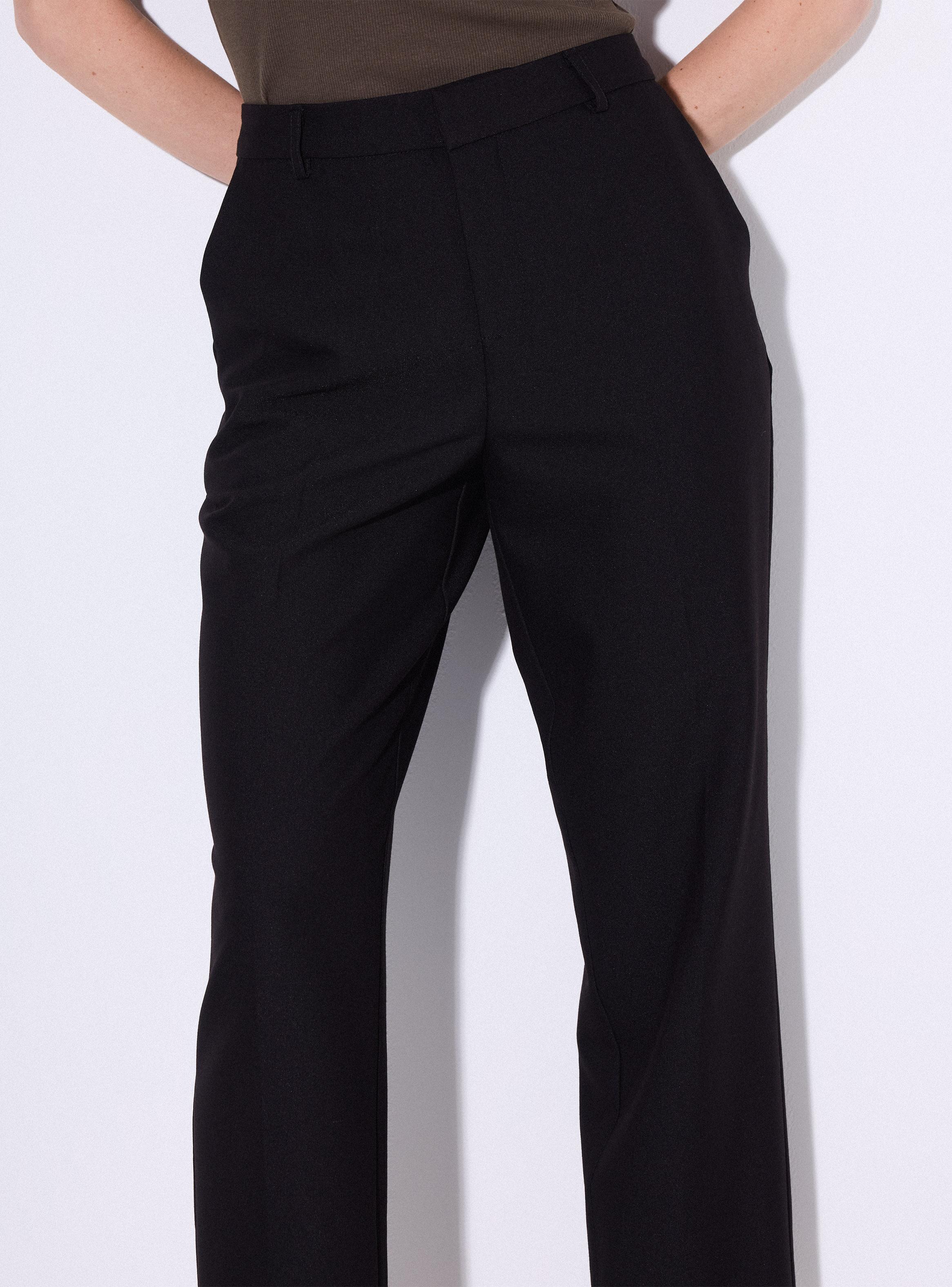 Pantalón Sastrero Corte Recto Ajustado-2