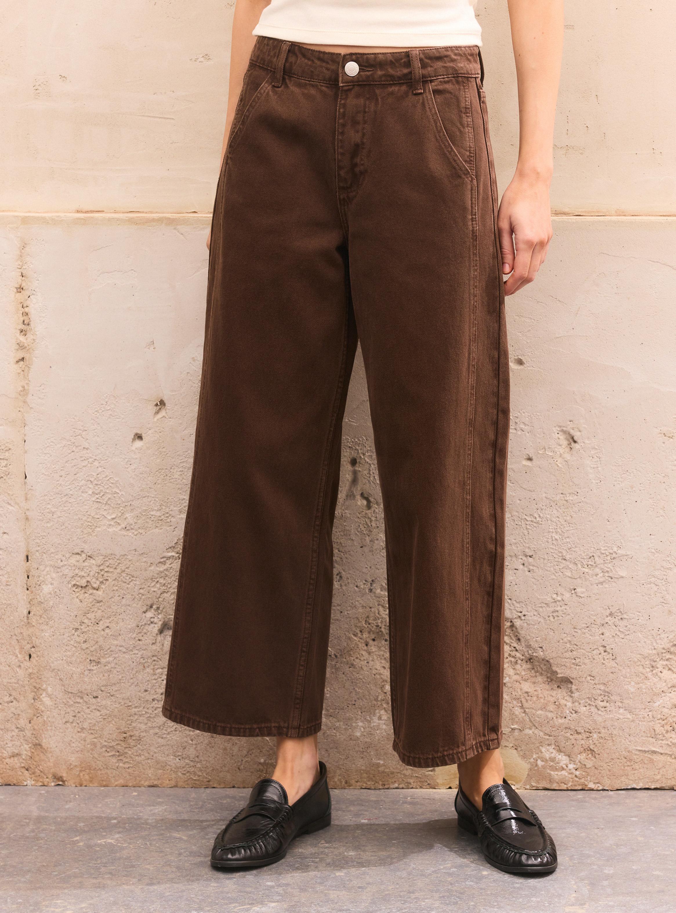Jeans Tiro Alto y Calce Wide Leg y-0