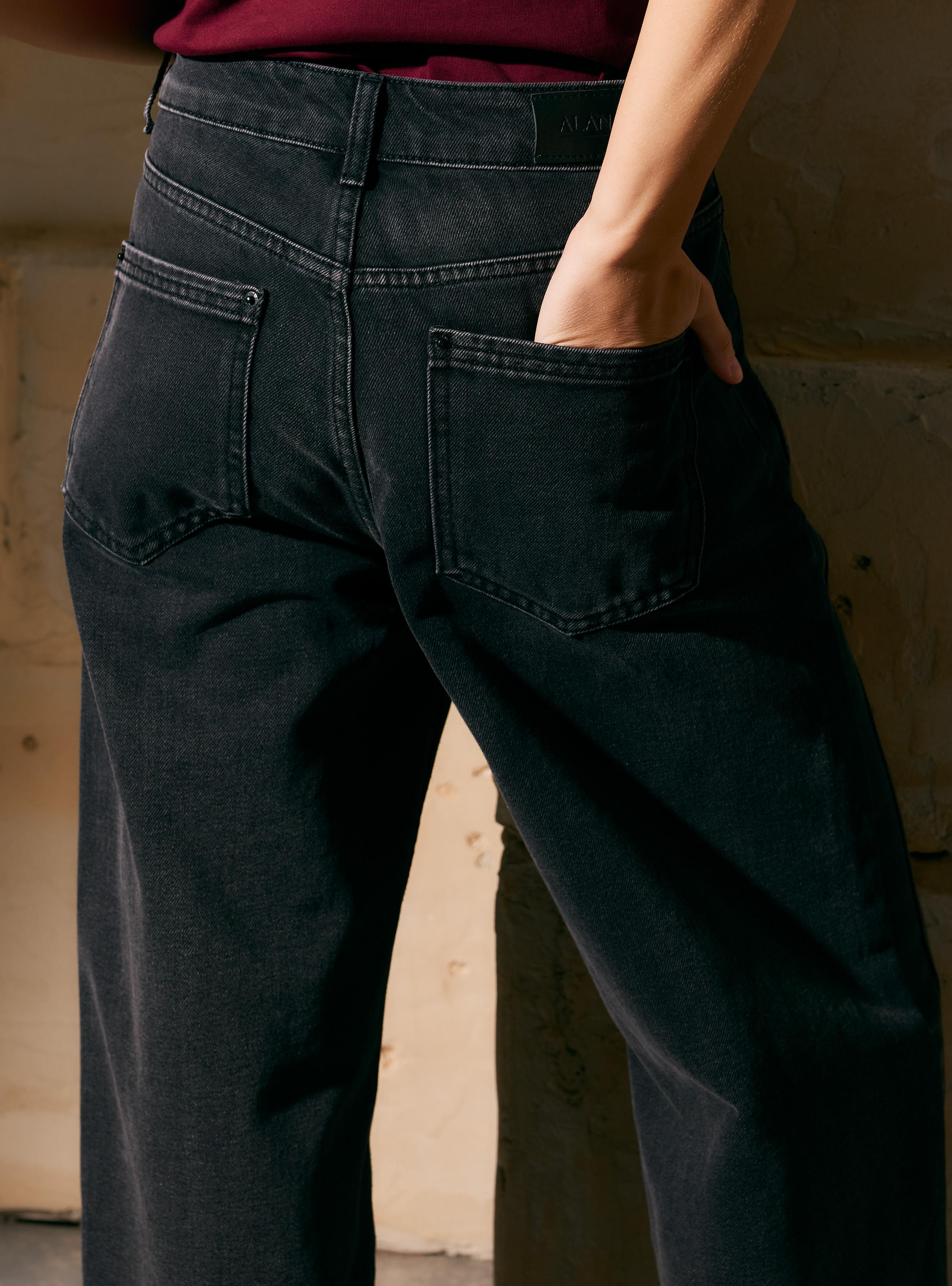 Jeans Tiro Alto y Calce Wide Leg y-3