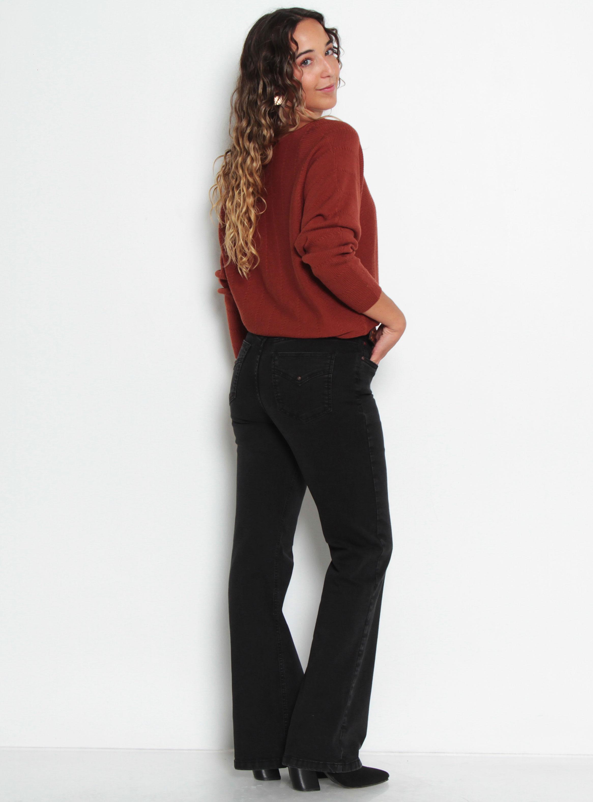 Sweater Cuello Redondo Manga Kimono-4