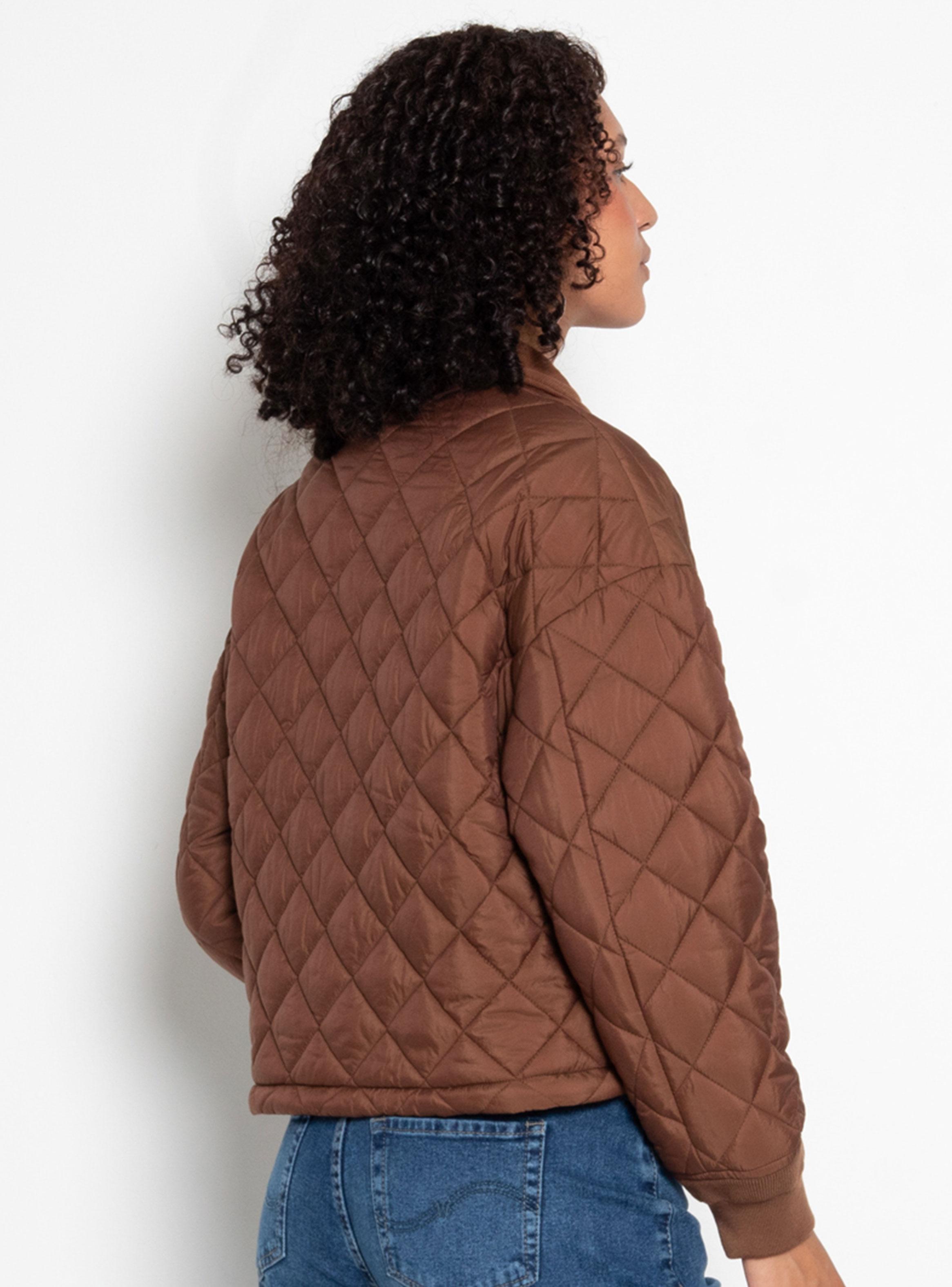Chaqueta Manga con Bolsillo y Cierre Delantero-1