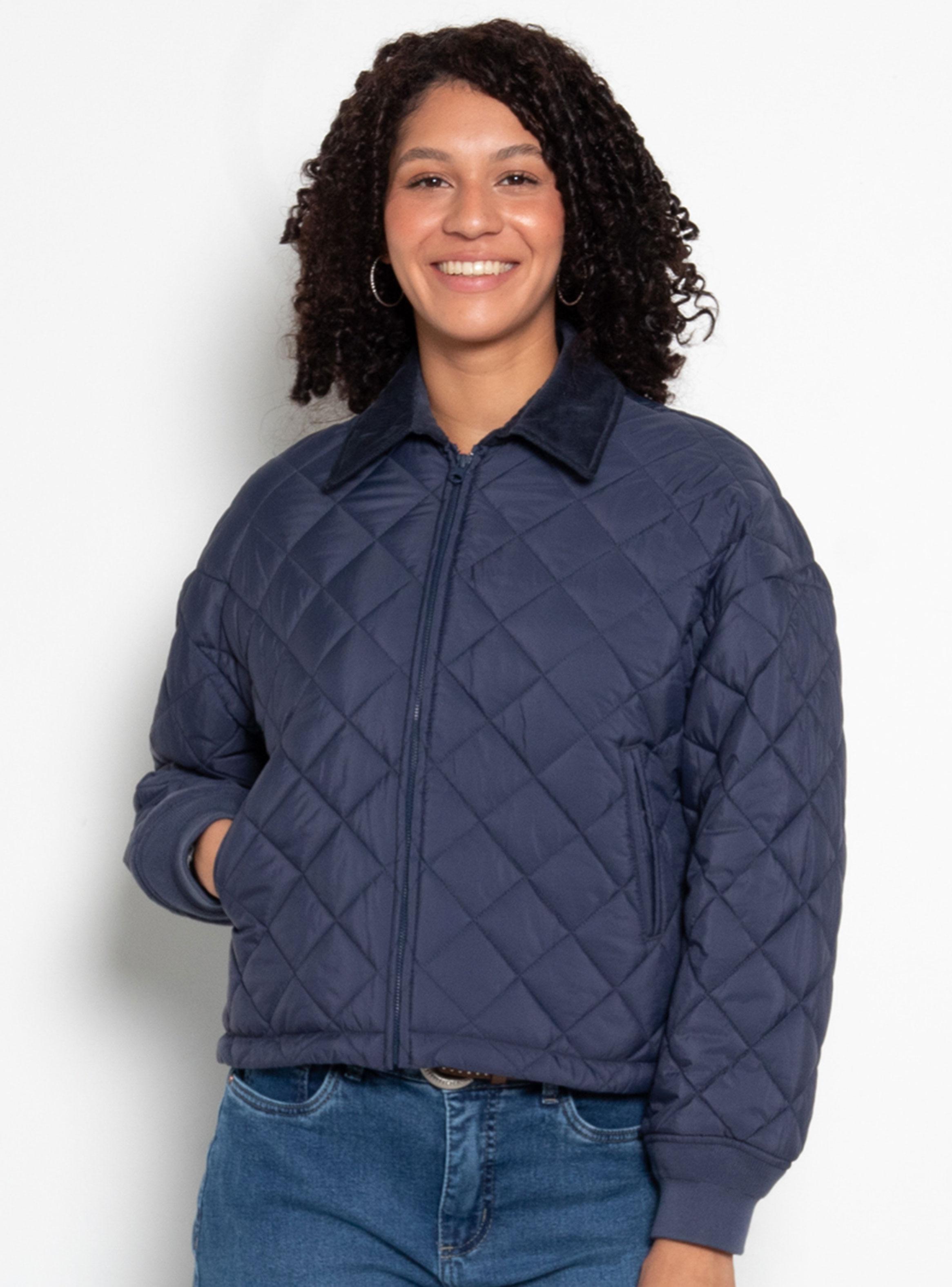Chaqueta Manga con Bolsillo y Cierre Delantero-0