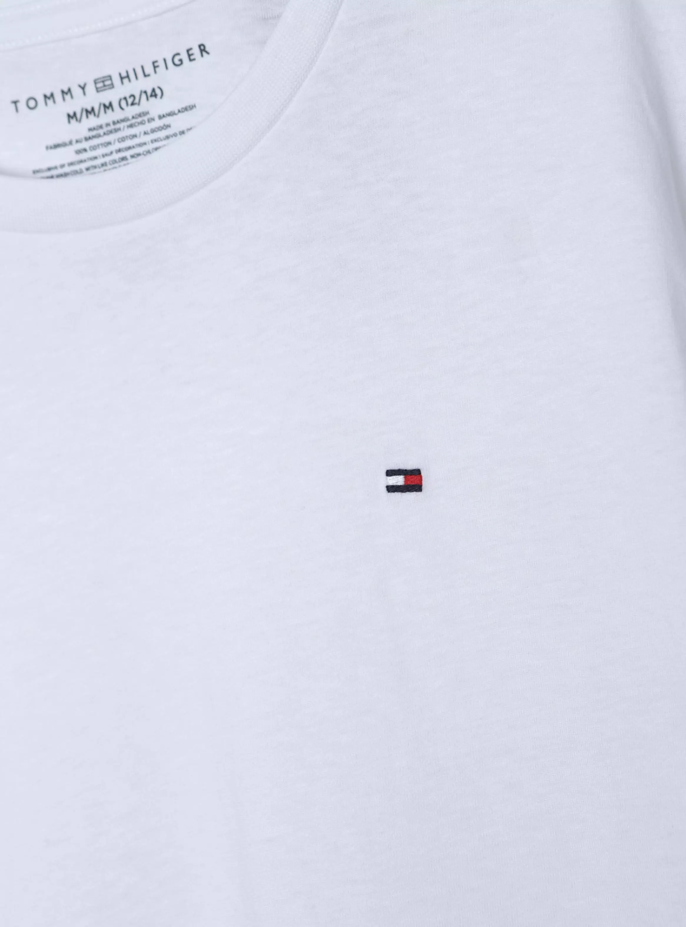 Polera Básica Mini Flag Logo Bordado Niño-2