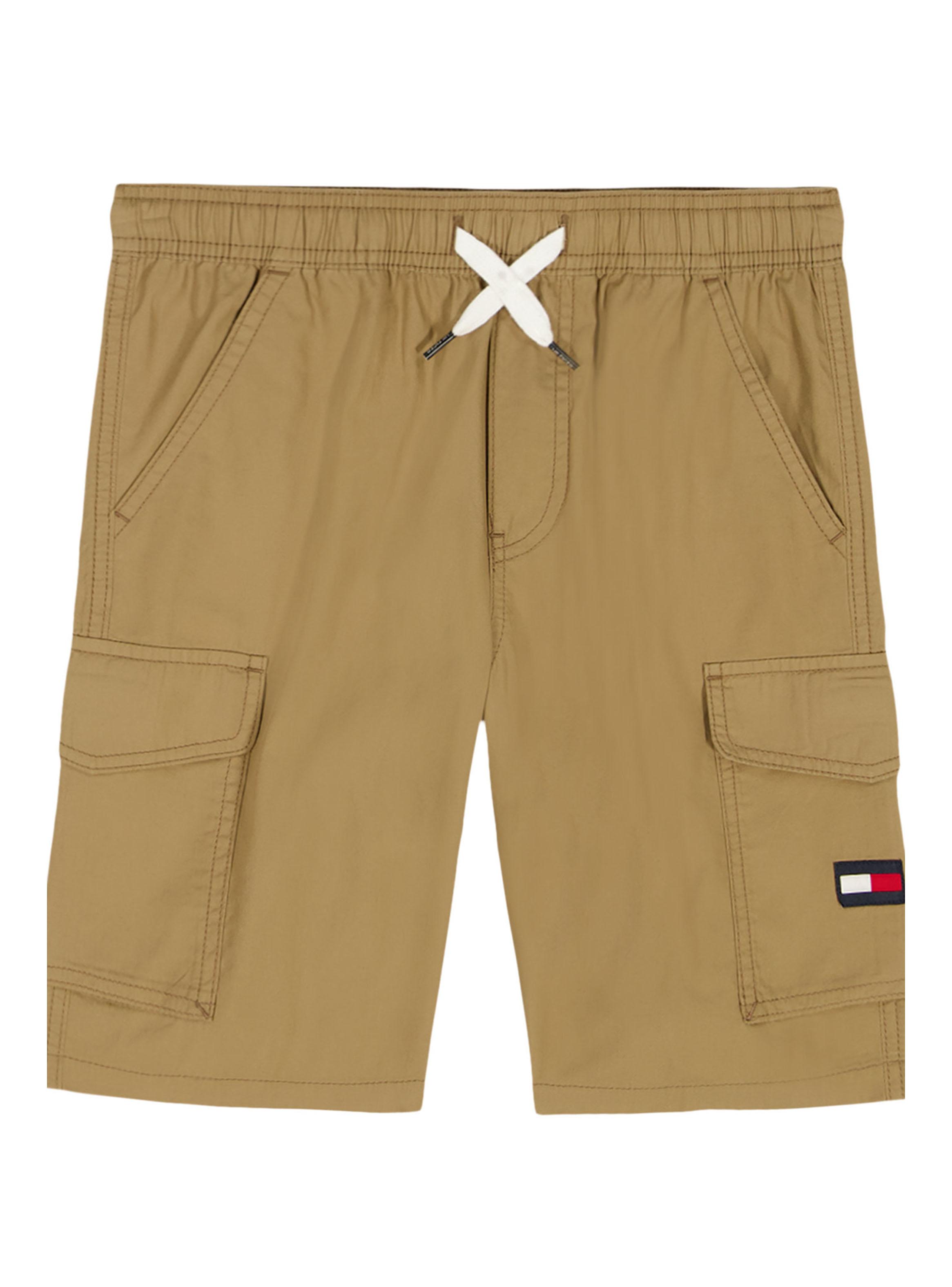 Short Tiro Medio Bolsillo Cargo Logo-0
