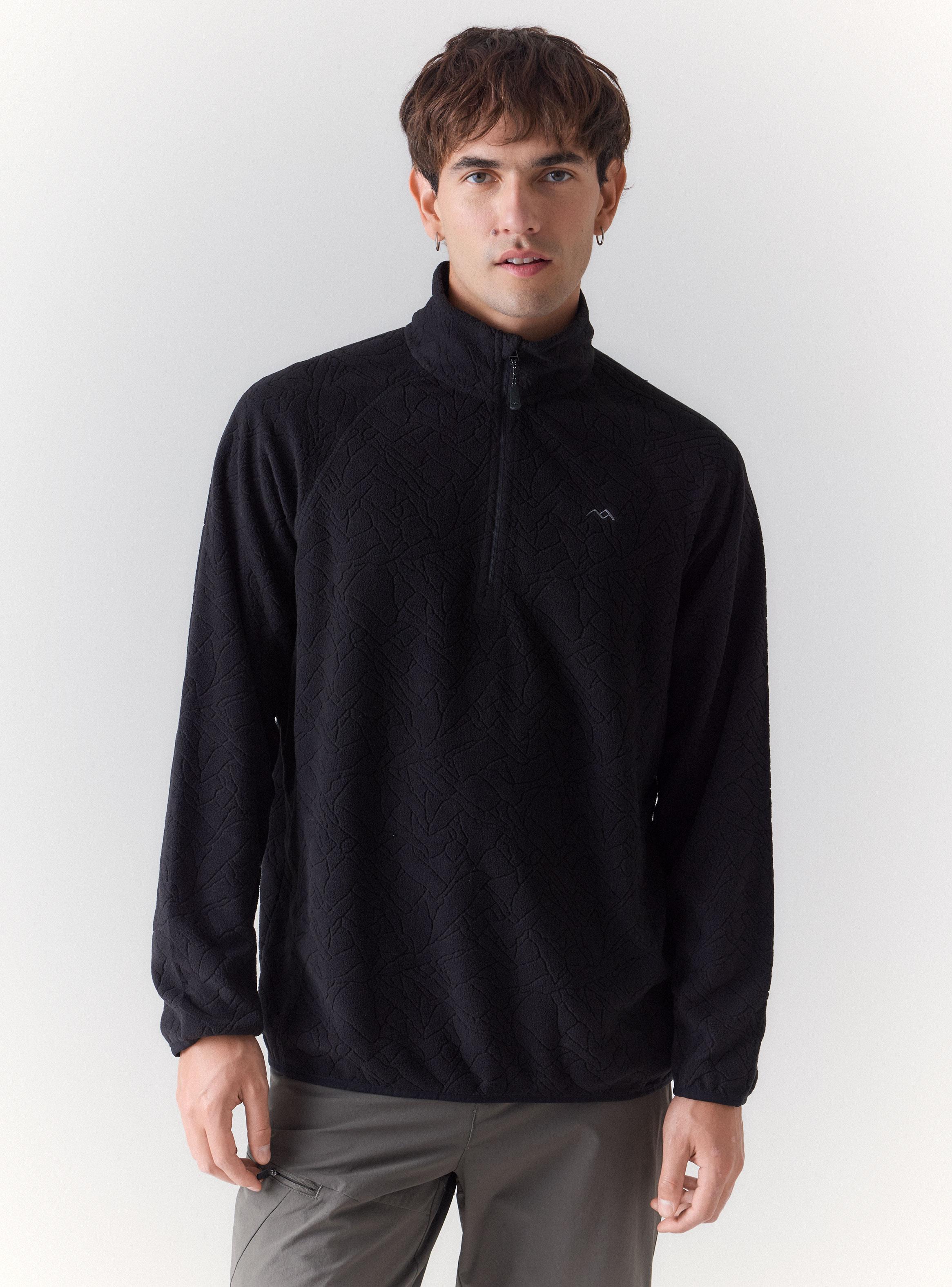 Polerón Micro Fleece Diseño Montañas Polar-0