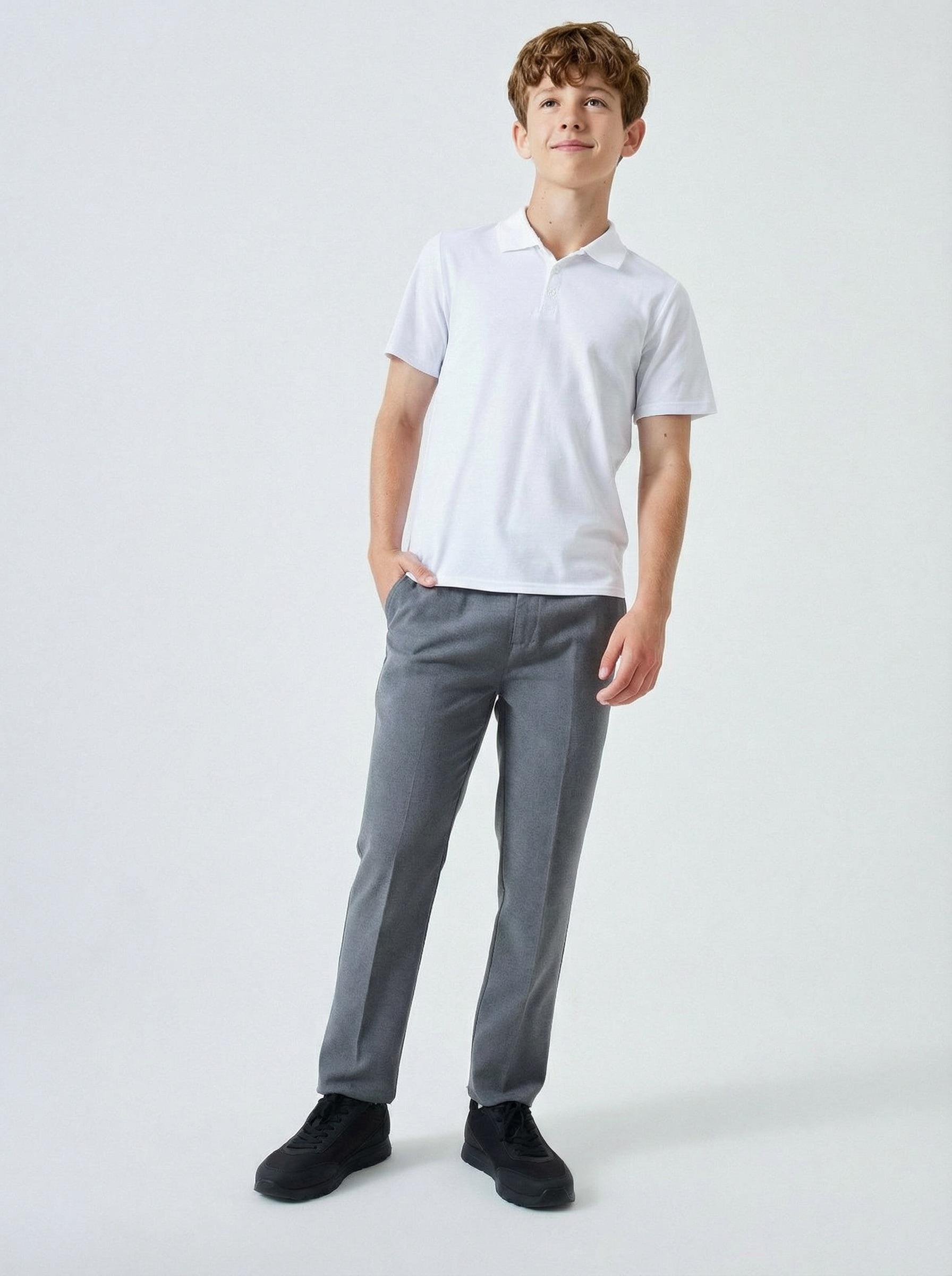 Pantalón Jogger Gris 10-12-14-16-3