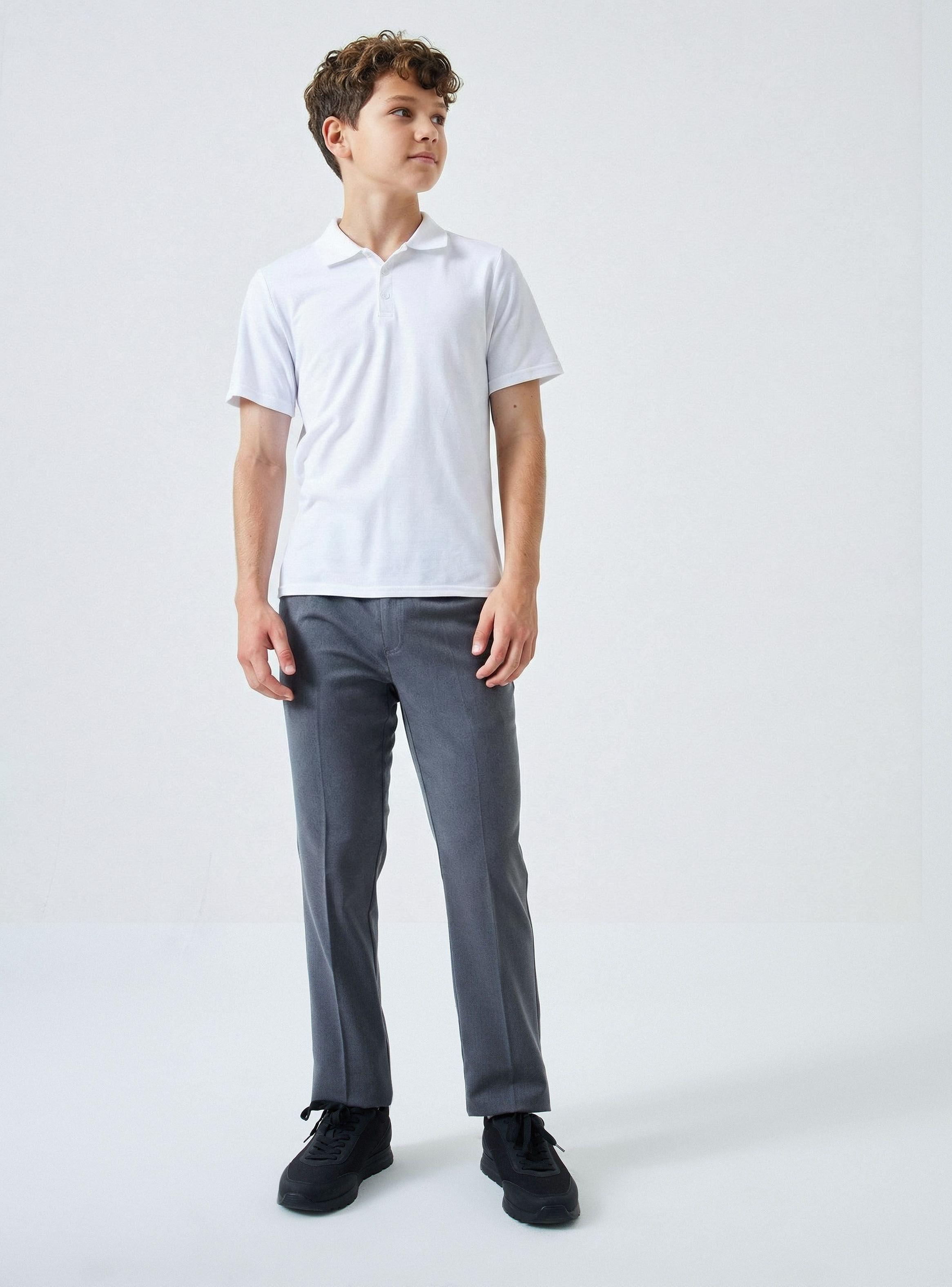 Pantalón Spandex Gris Talla 10 A 16-3