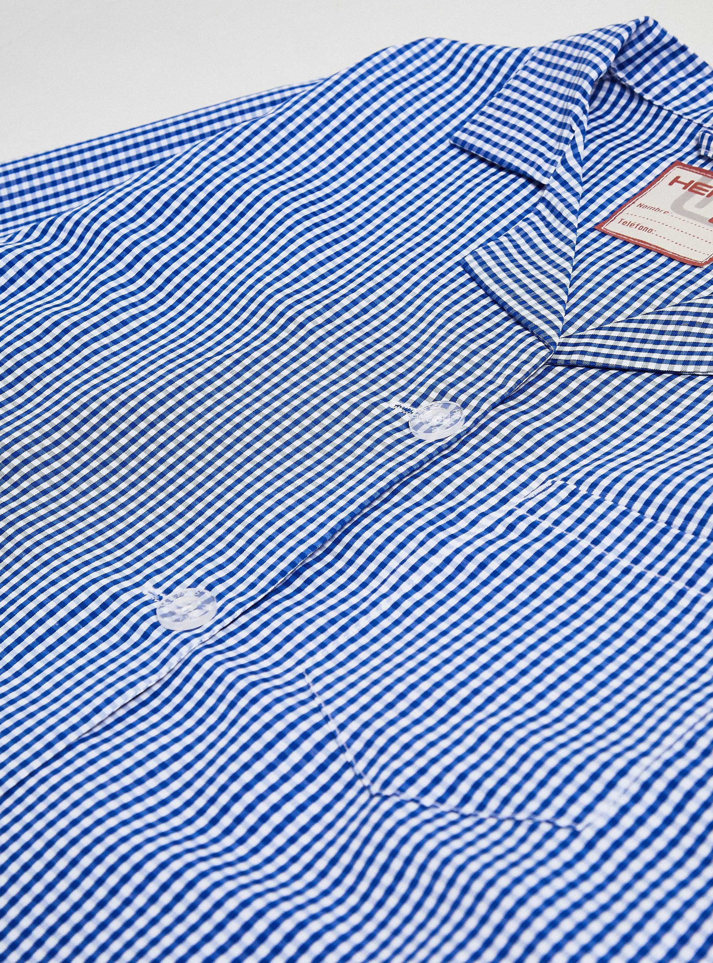 Accesorio Delantal Cuadrille Azul Talla S-L-3