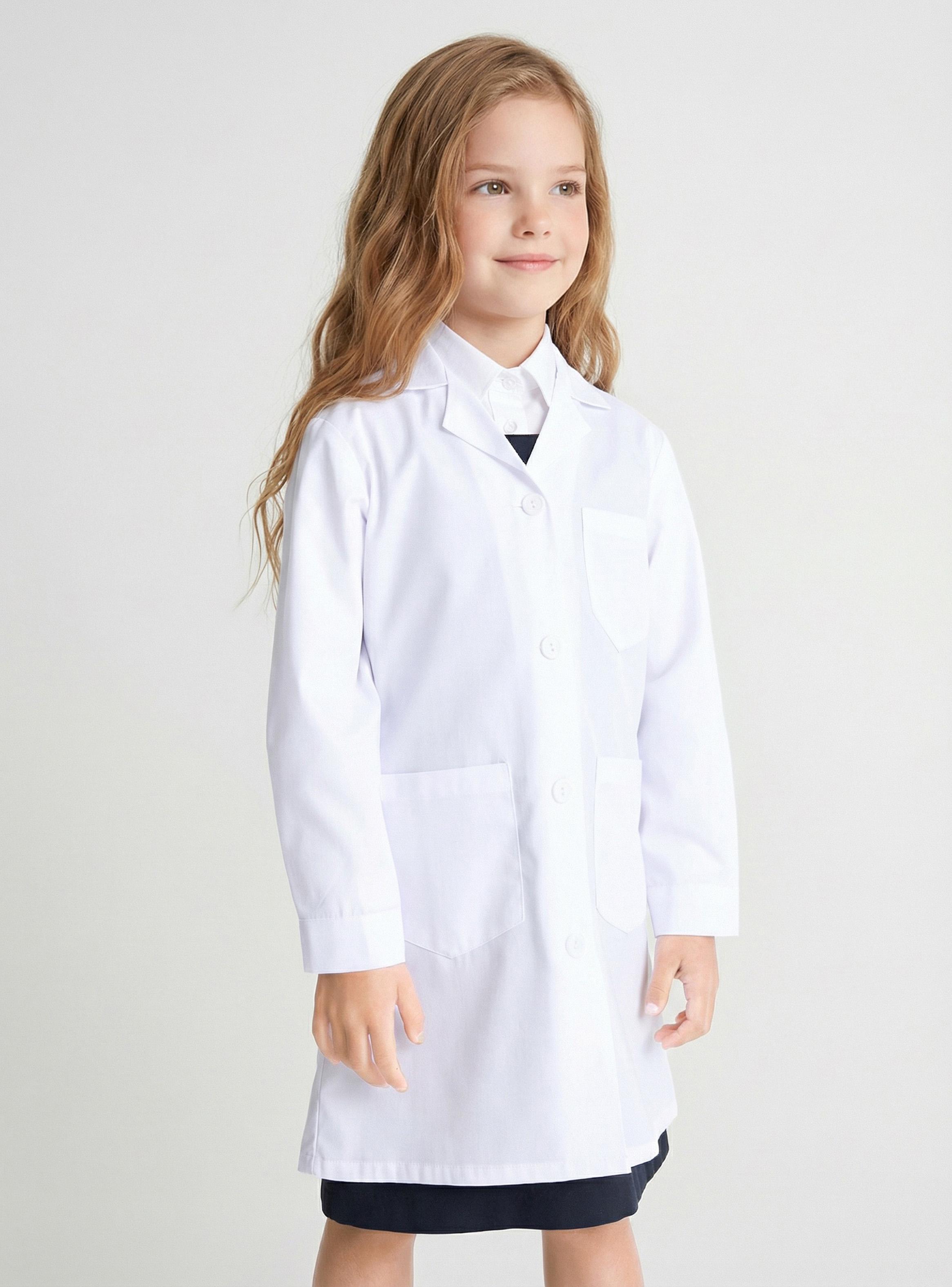 Delantal Blanco Talla 38-40-42-44-46-48-3