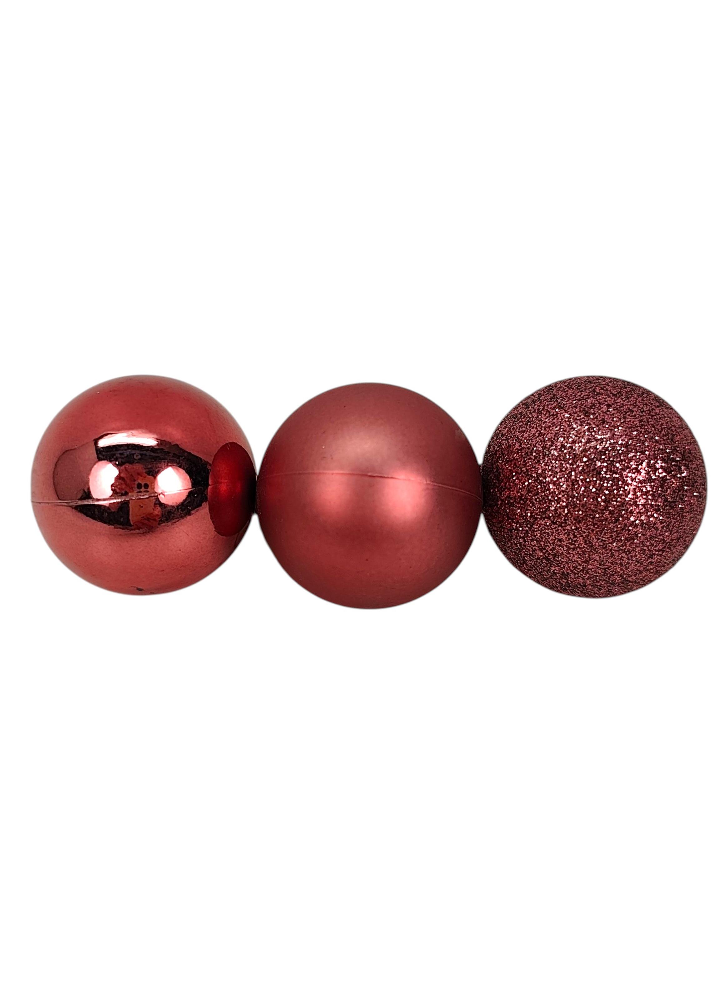 Set 9 Esferas Navidad Cobre 8 cm-2