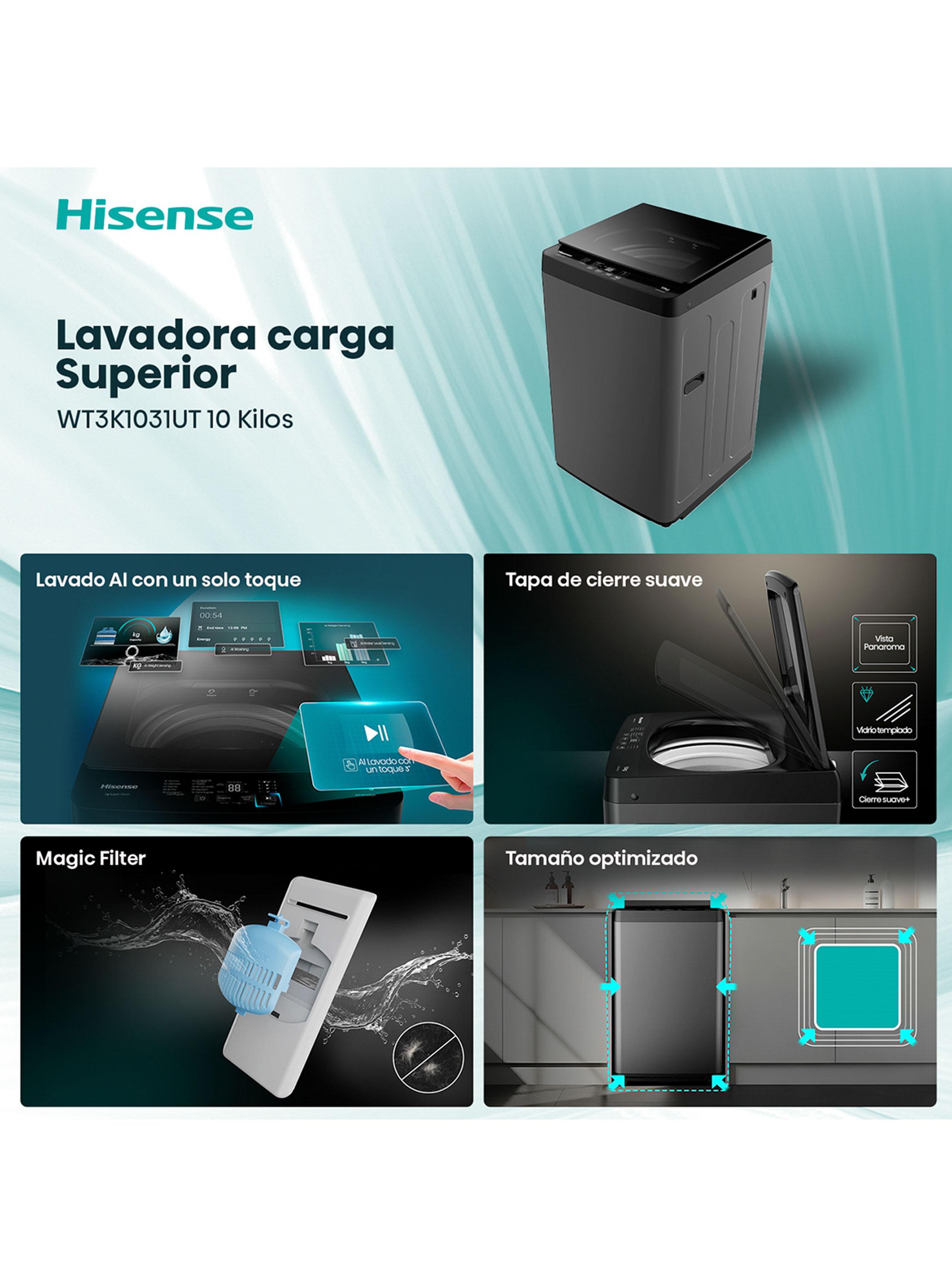 Lavadora Carga Superior 10 Kg WT3K1031UT-3
