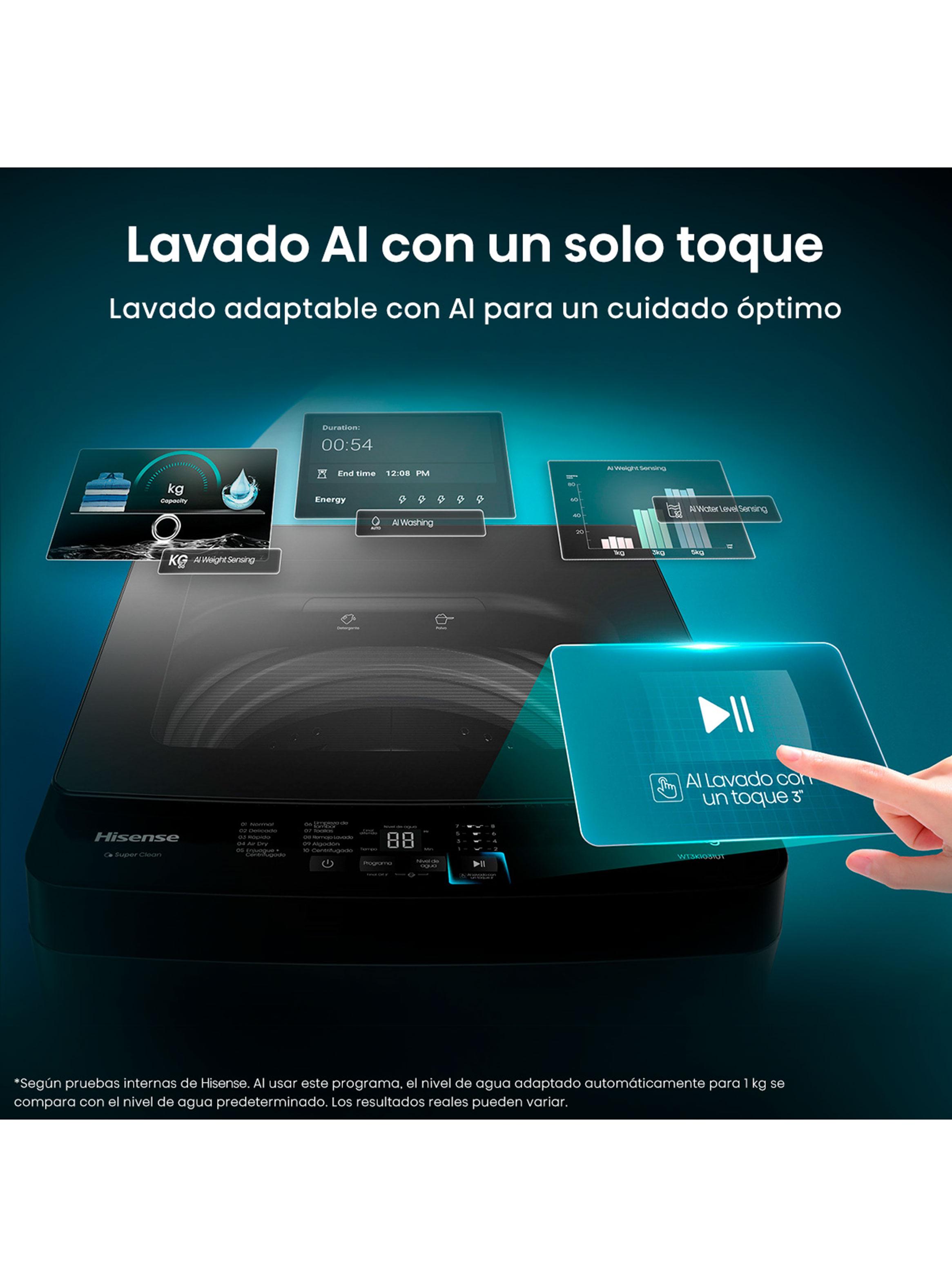 Lavadora Carga Superior 10 Kg WT3K1031UT-4