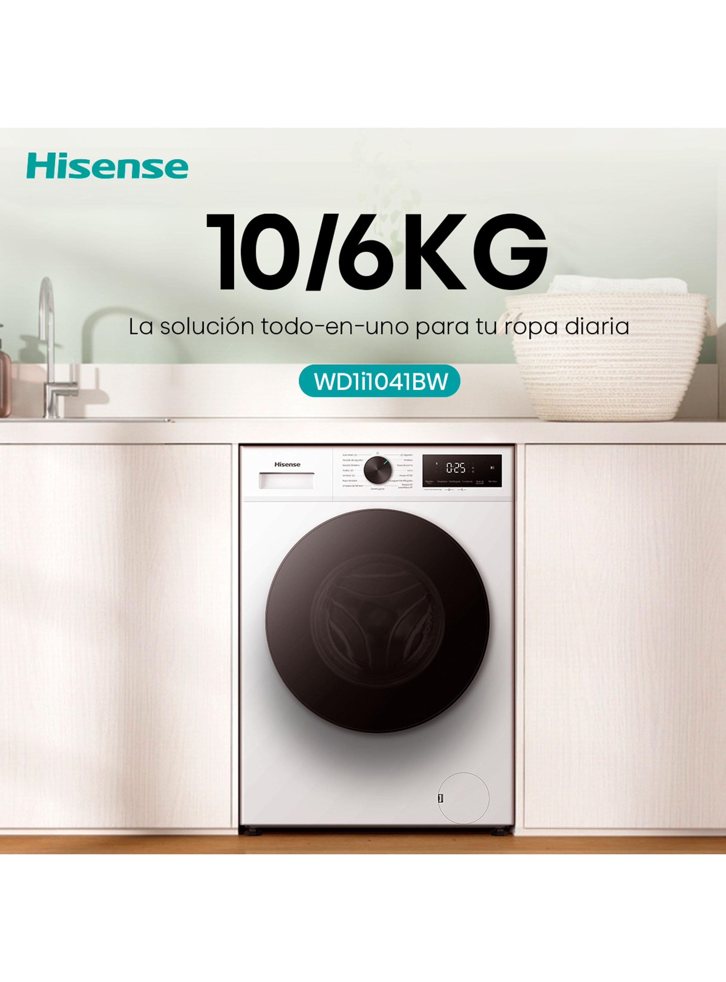 Lavadora-Secadora Carga Frontal 10/6 Kg WD1i1041BW-2