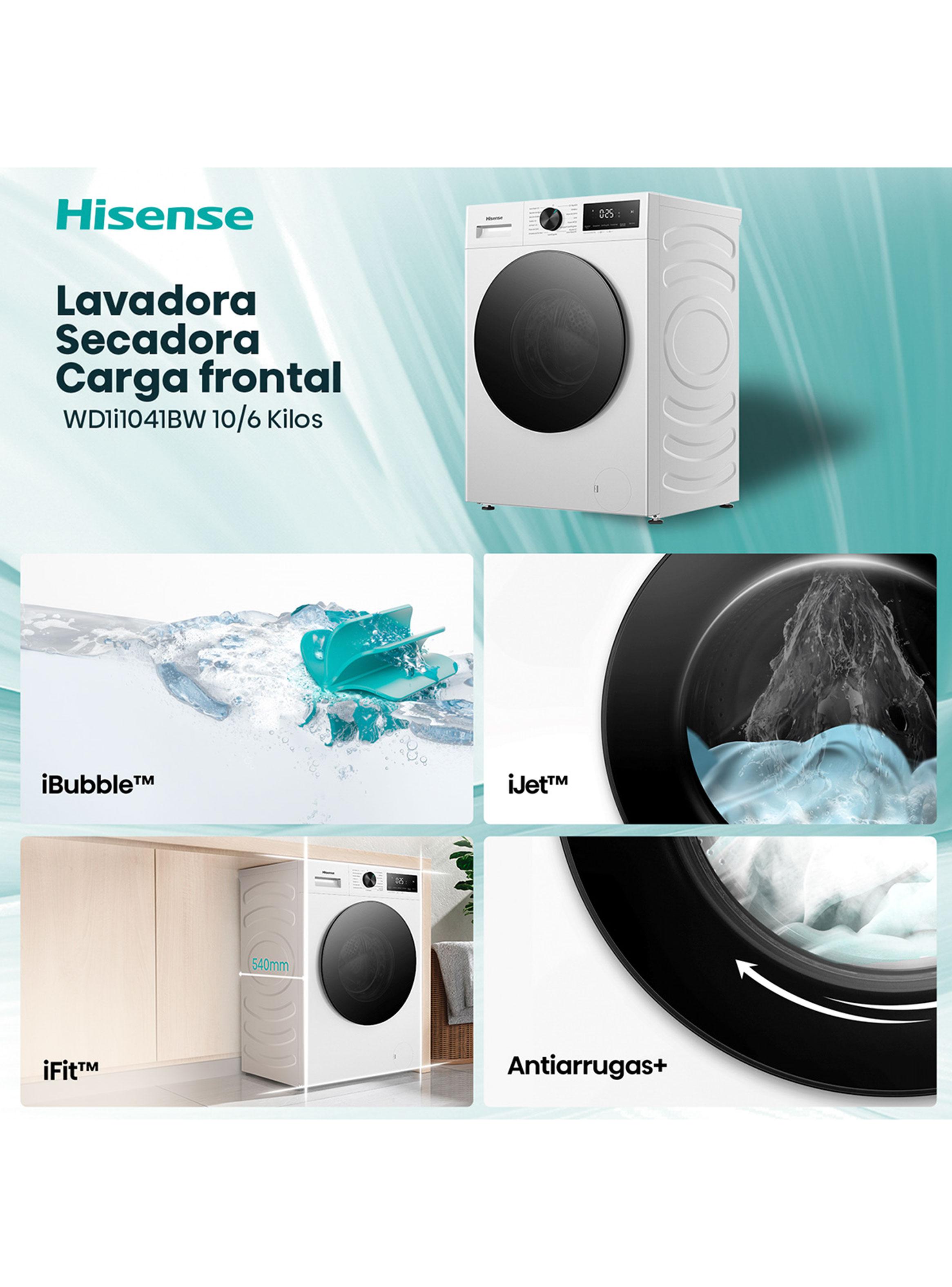 Lavadora-Secadora Carga Frontal 10/6 Kg WD1i1041BW-4